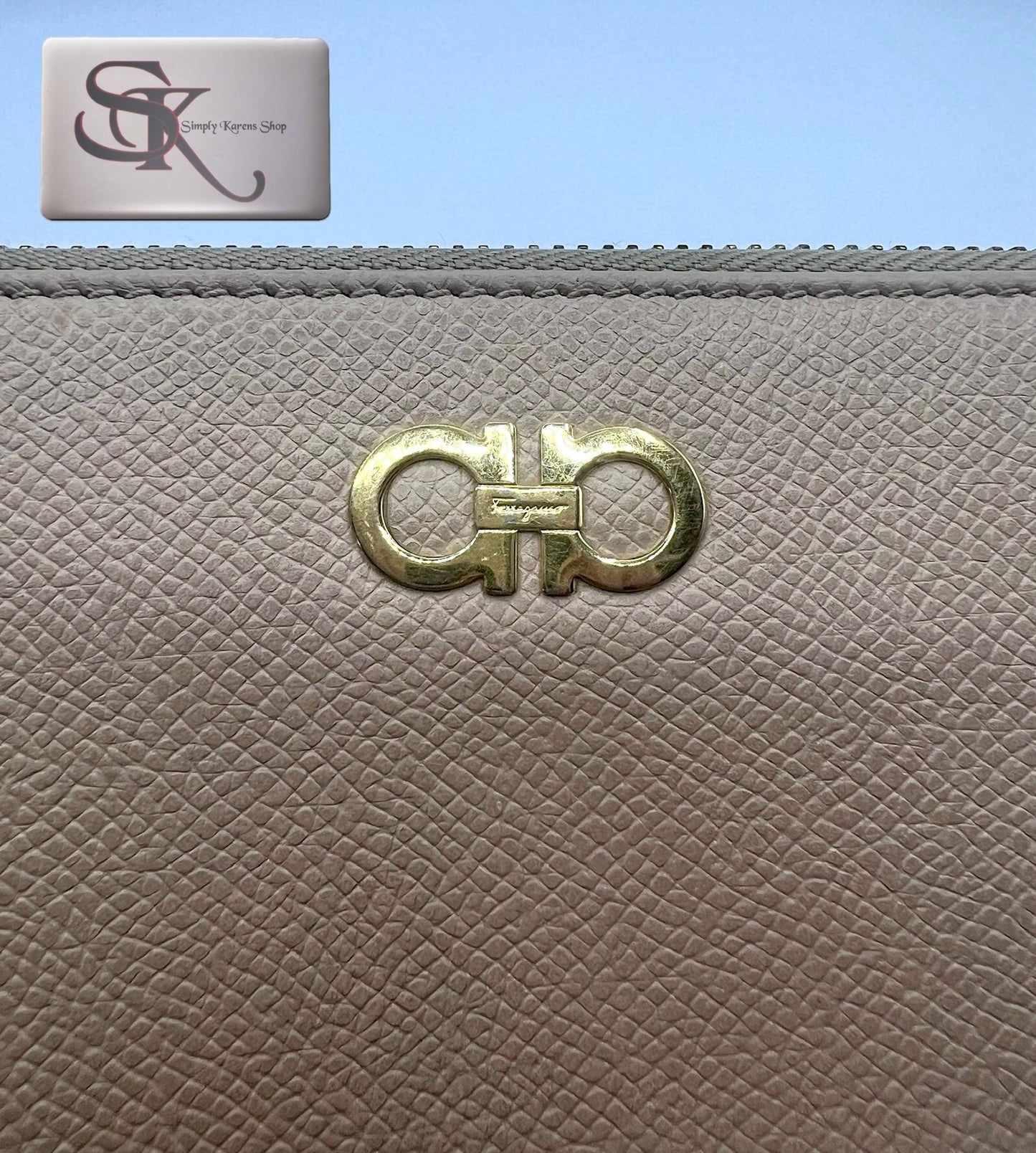 Salvatore Ferragamo zip around wallet