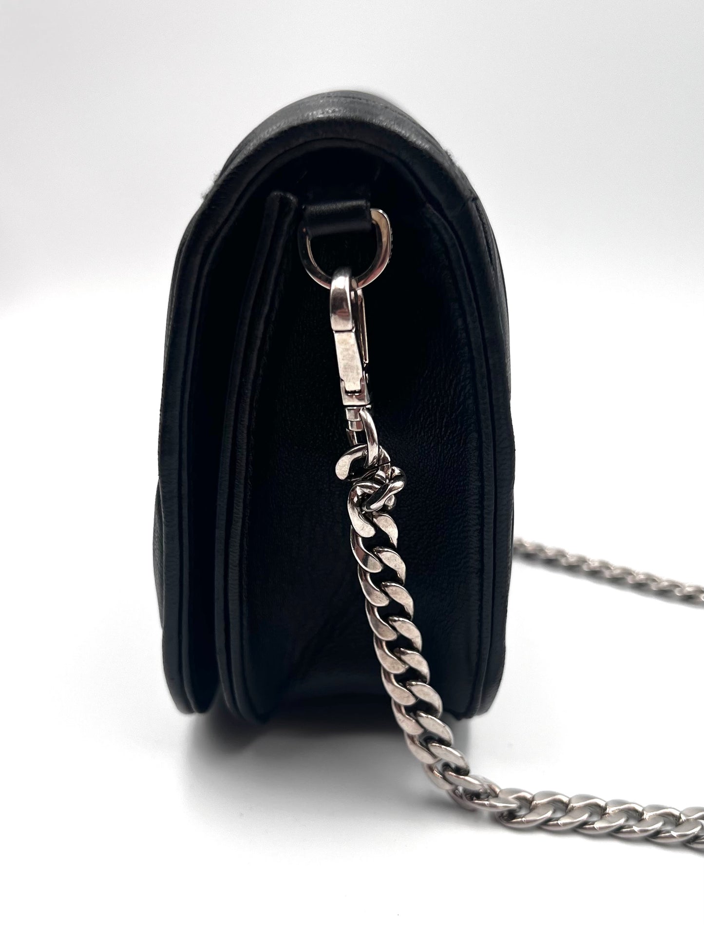 Prada Nappa Gaufre Black Flap Chain Bag(🇵🇭P38,270)