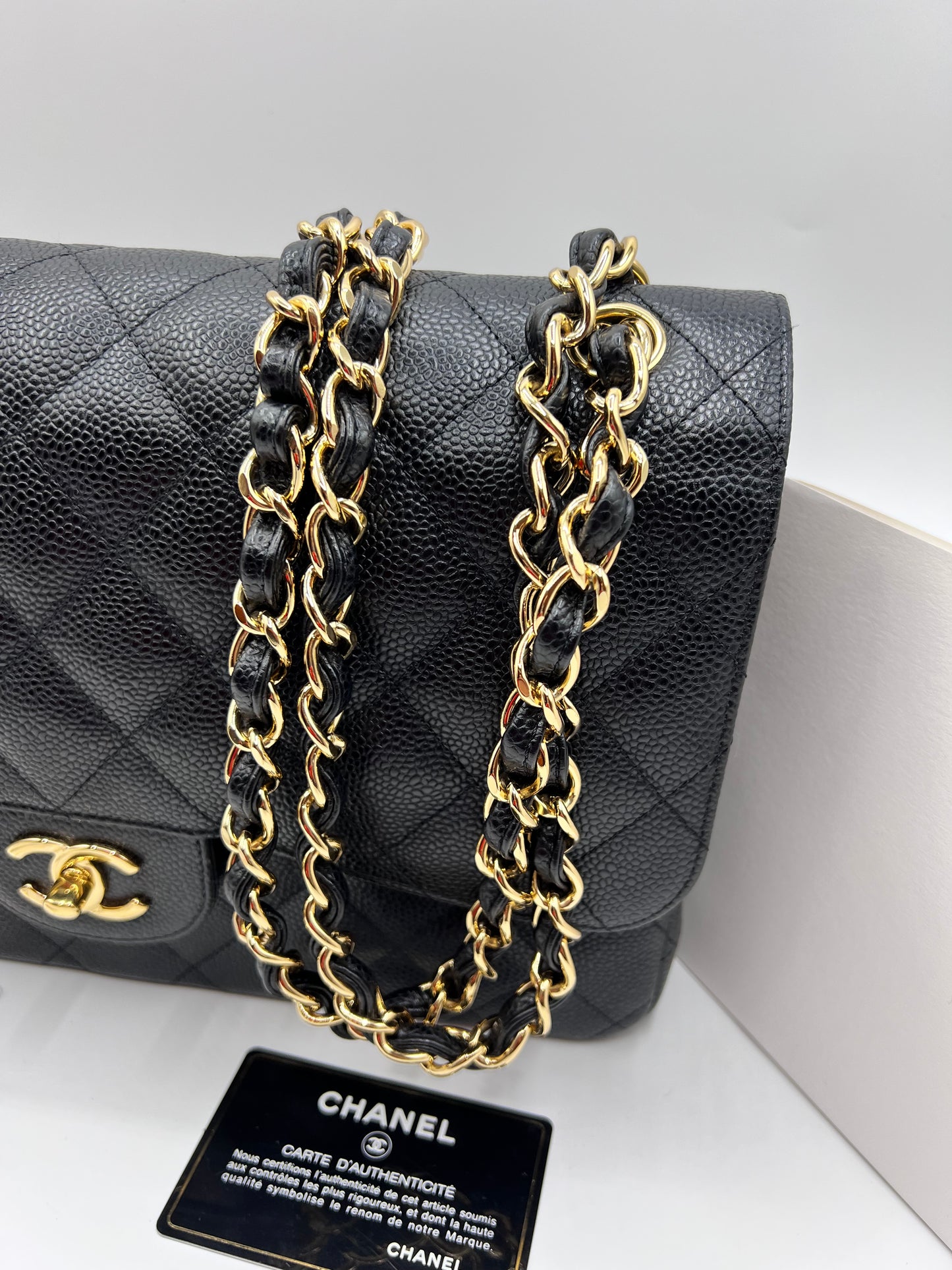Chanel Caviar Jumbo Double Flap