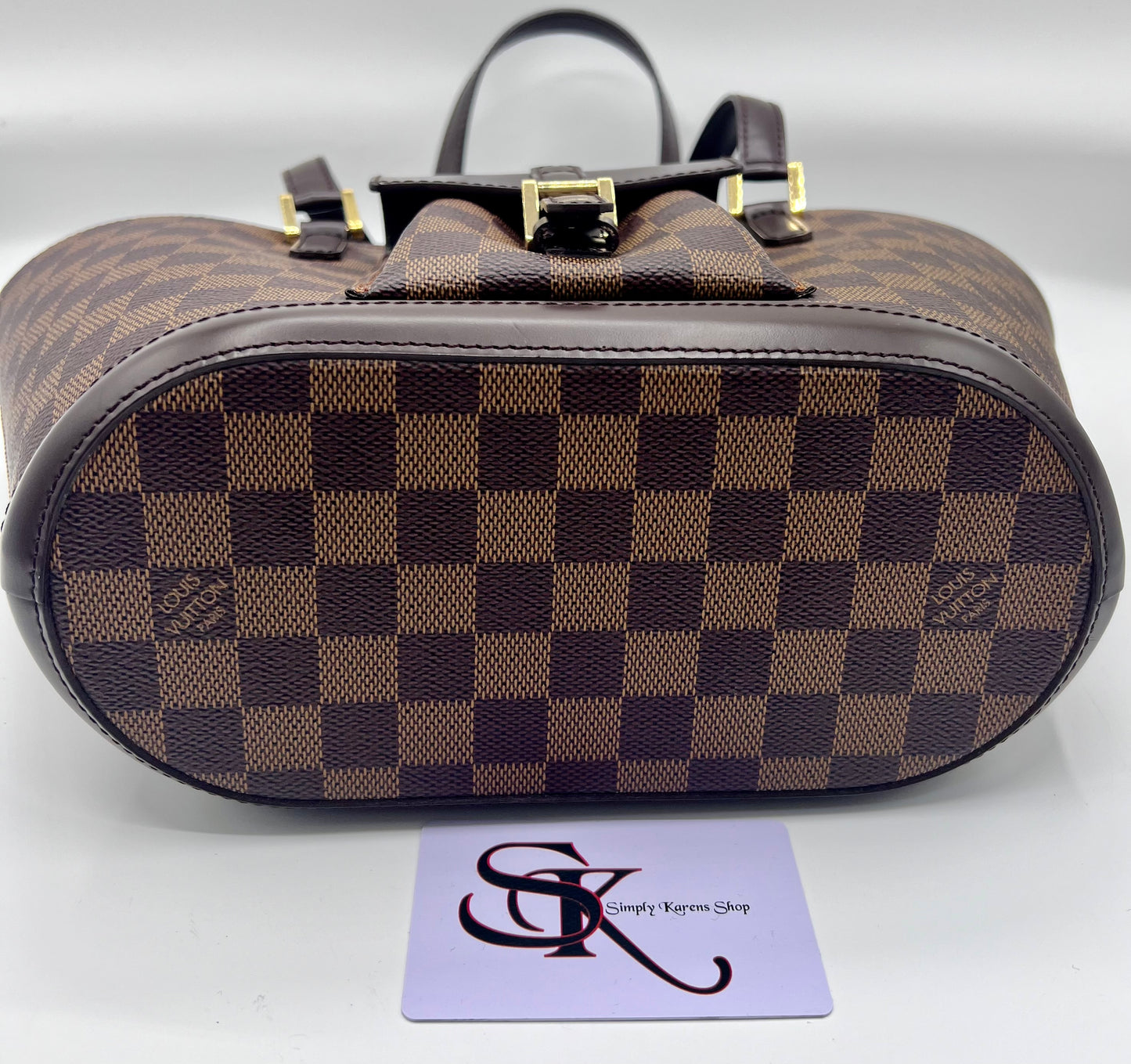 LV DAMIER EBENE MANOSQUE PM SIZE HAND BAG