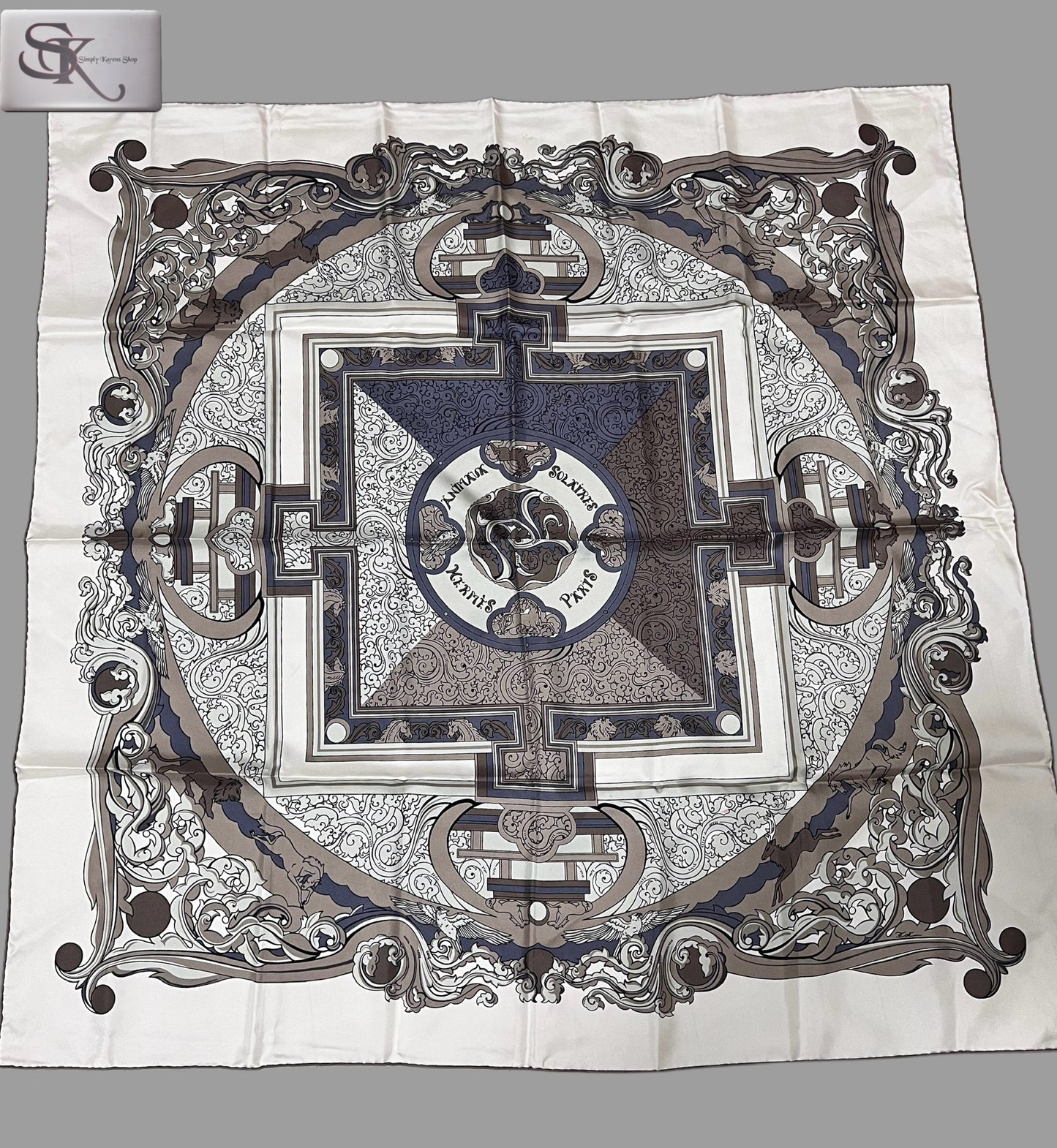 Hermes Silk Scarf Carre 90     (🇵🇭P9,460)