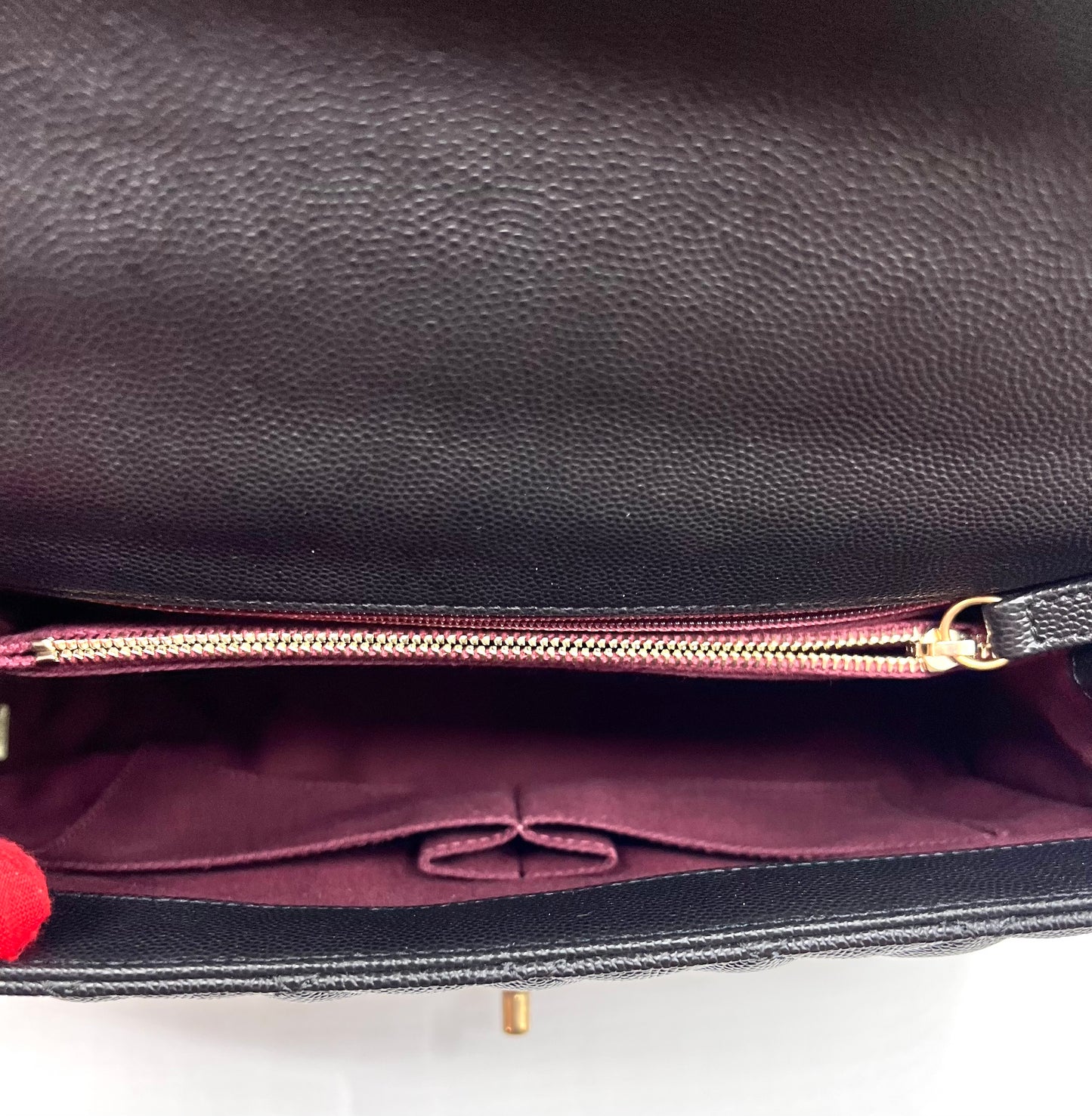 Chanel Top Handle Caviar MM size