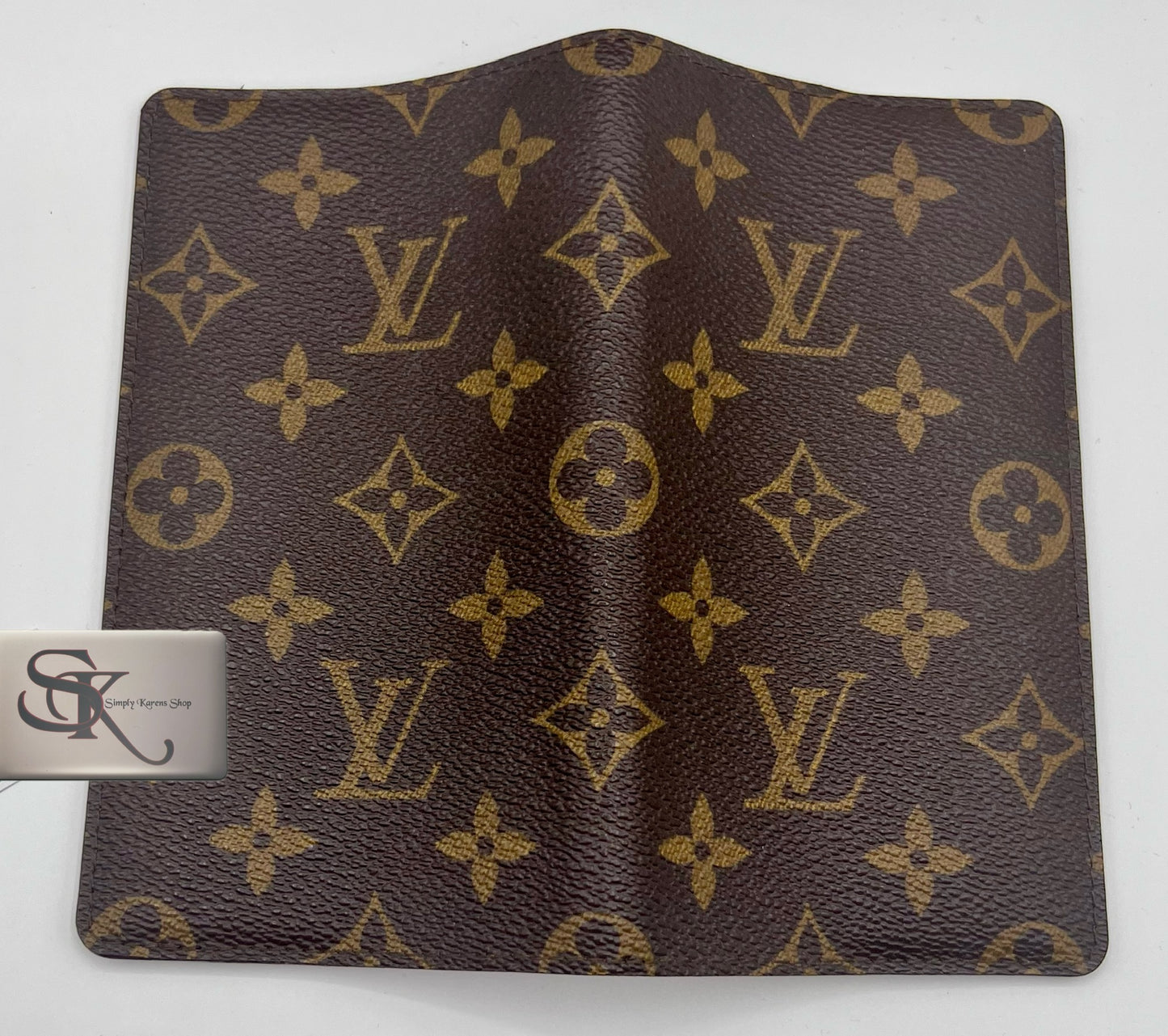 LV MONOGRAM AGENDA CHECK BOOK