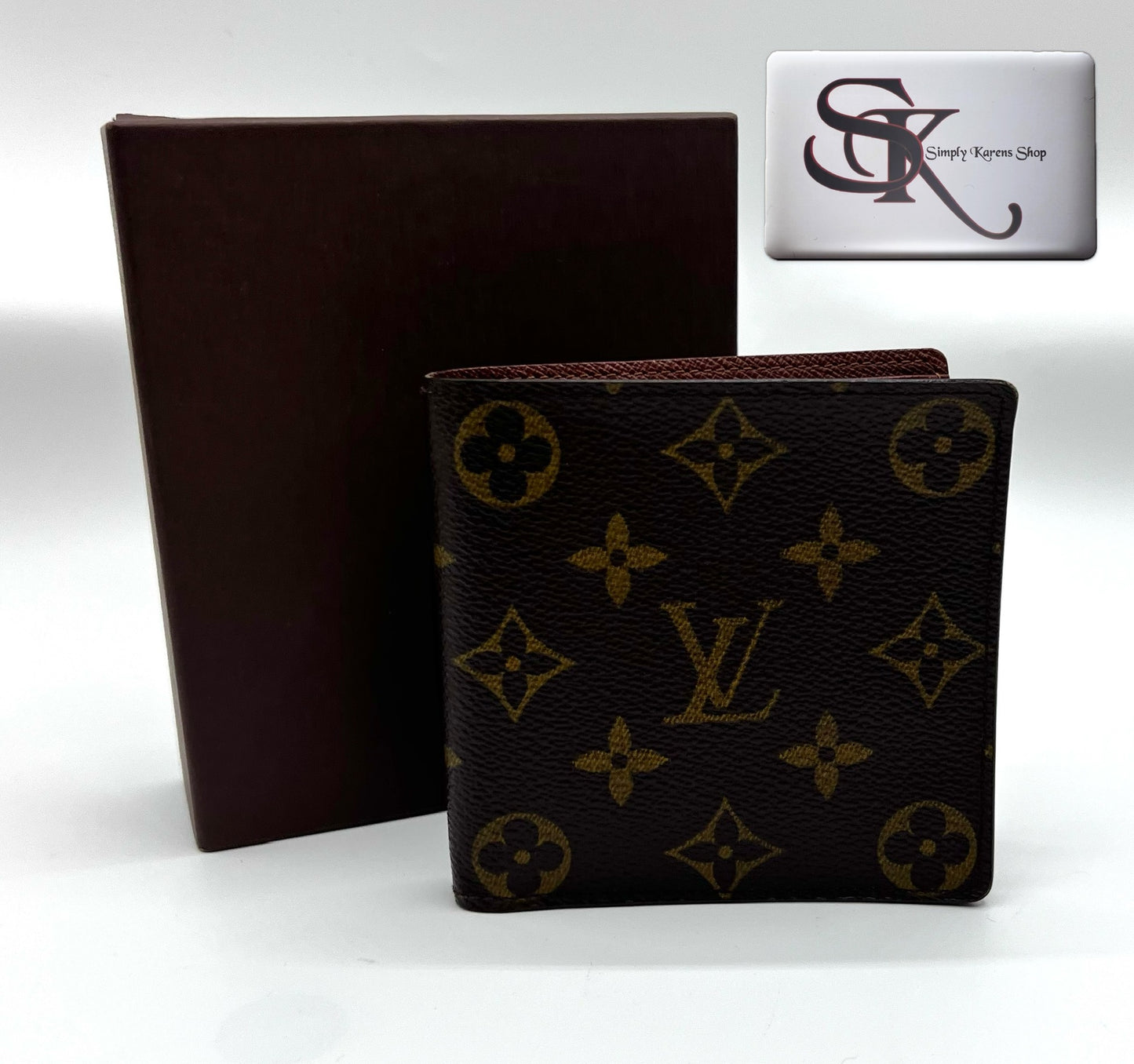 Lv Monogram short mens bifold wallet