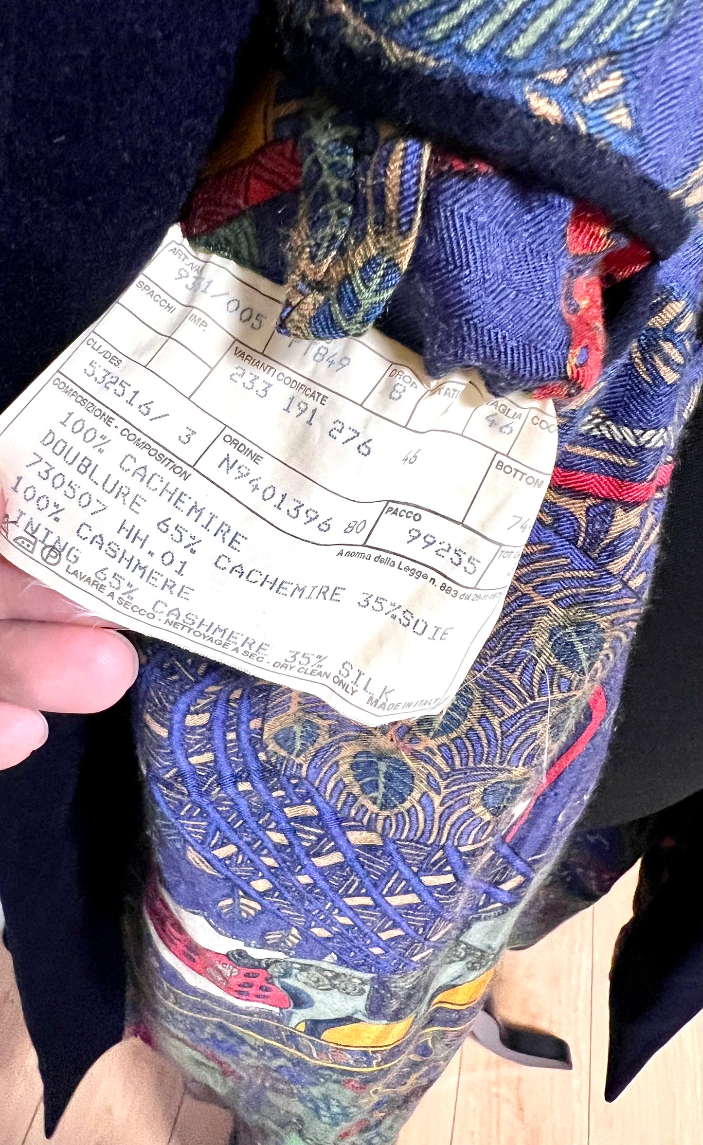 Hermes Navy Blue Long Trench Coat XL size   (🇵🇭P27,520)