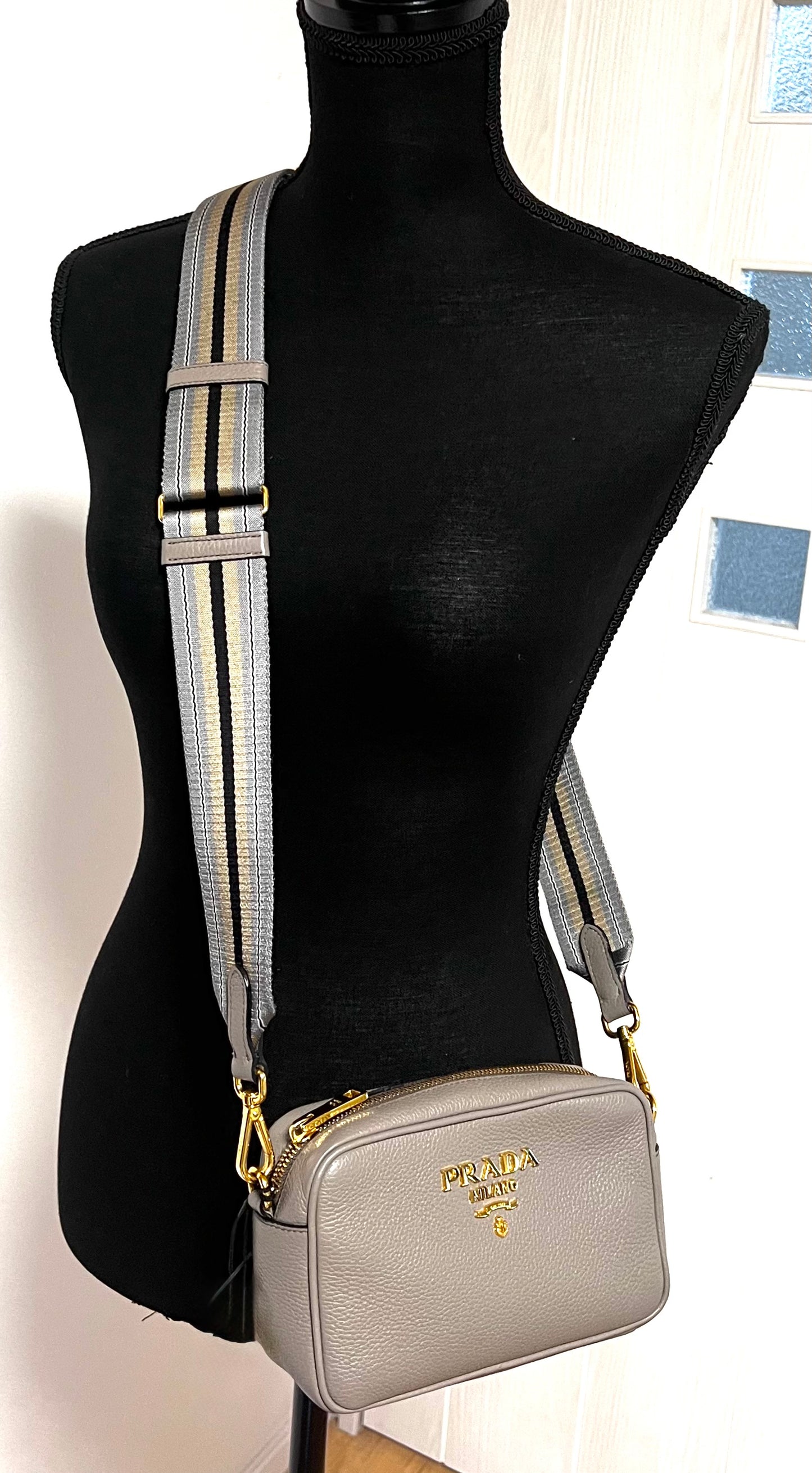 Prada Daino Camera Bag w/ Guitar Strap (🇵🇭P42,570)