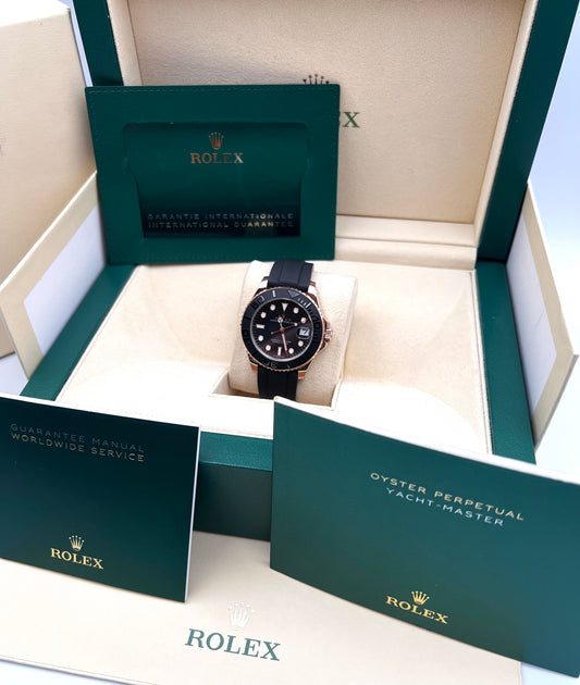 Rolex Yatch Master Oyster flex Rose Gold 40 mm 18cm Yr.2021 complete