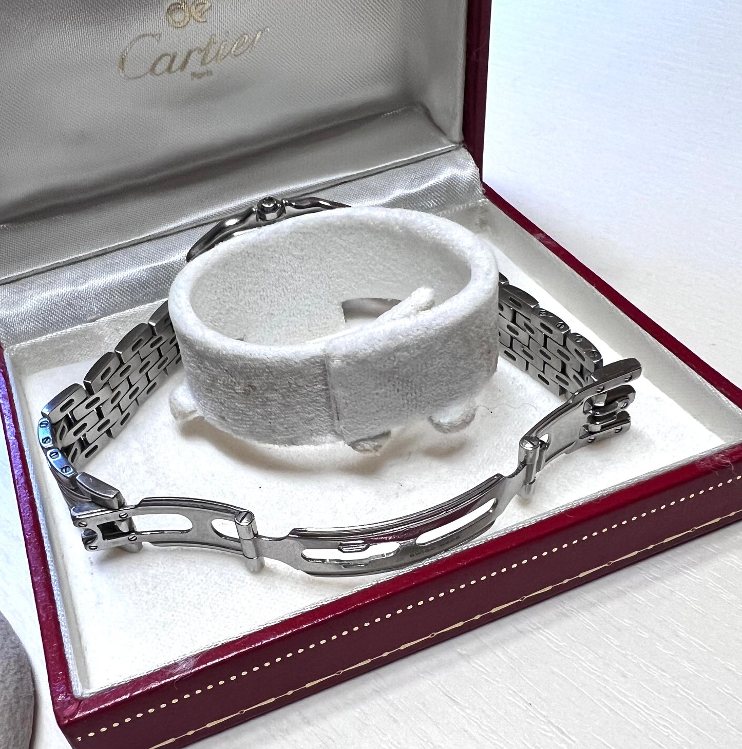 Cartier Panthere SM SS watch w/ after Diamond Qz Size 13.5cm