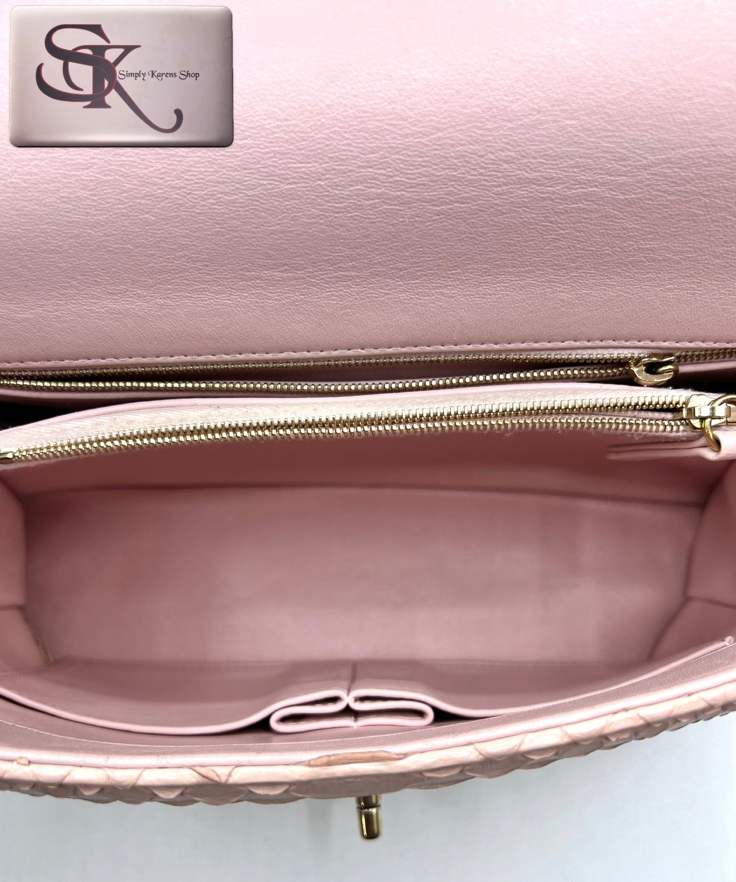 Chanel Python Coco Top Handle in Pink     (🇵🇭P344,000)