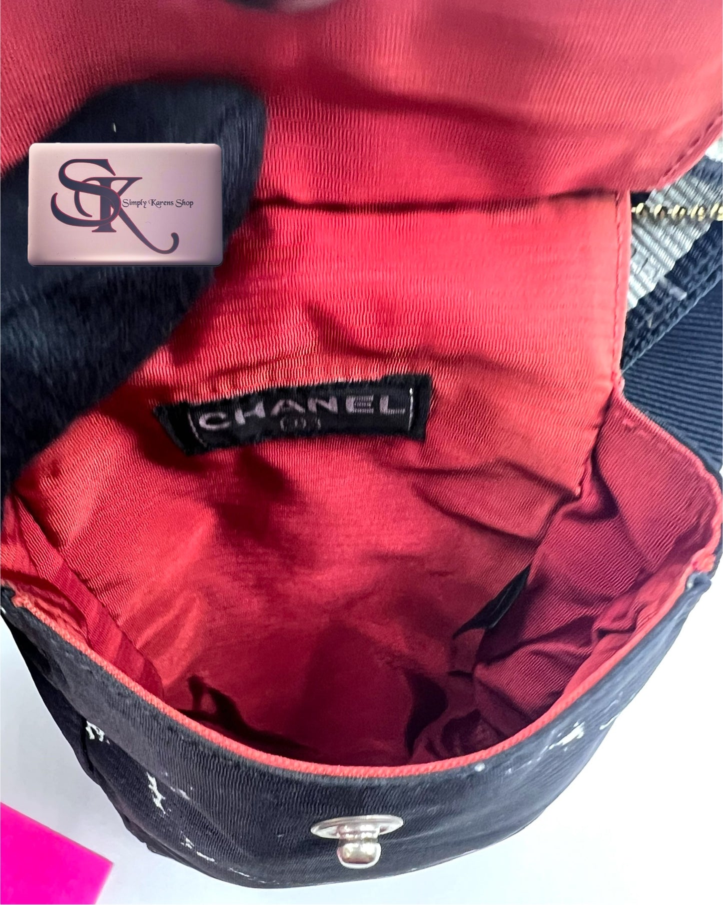 Chanel Black Travel Line Waist Pouch Size 100cm X 112cm / 39 X 44 inches     🇵🇭P19,200