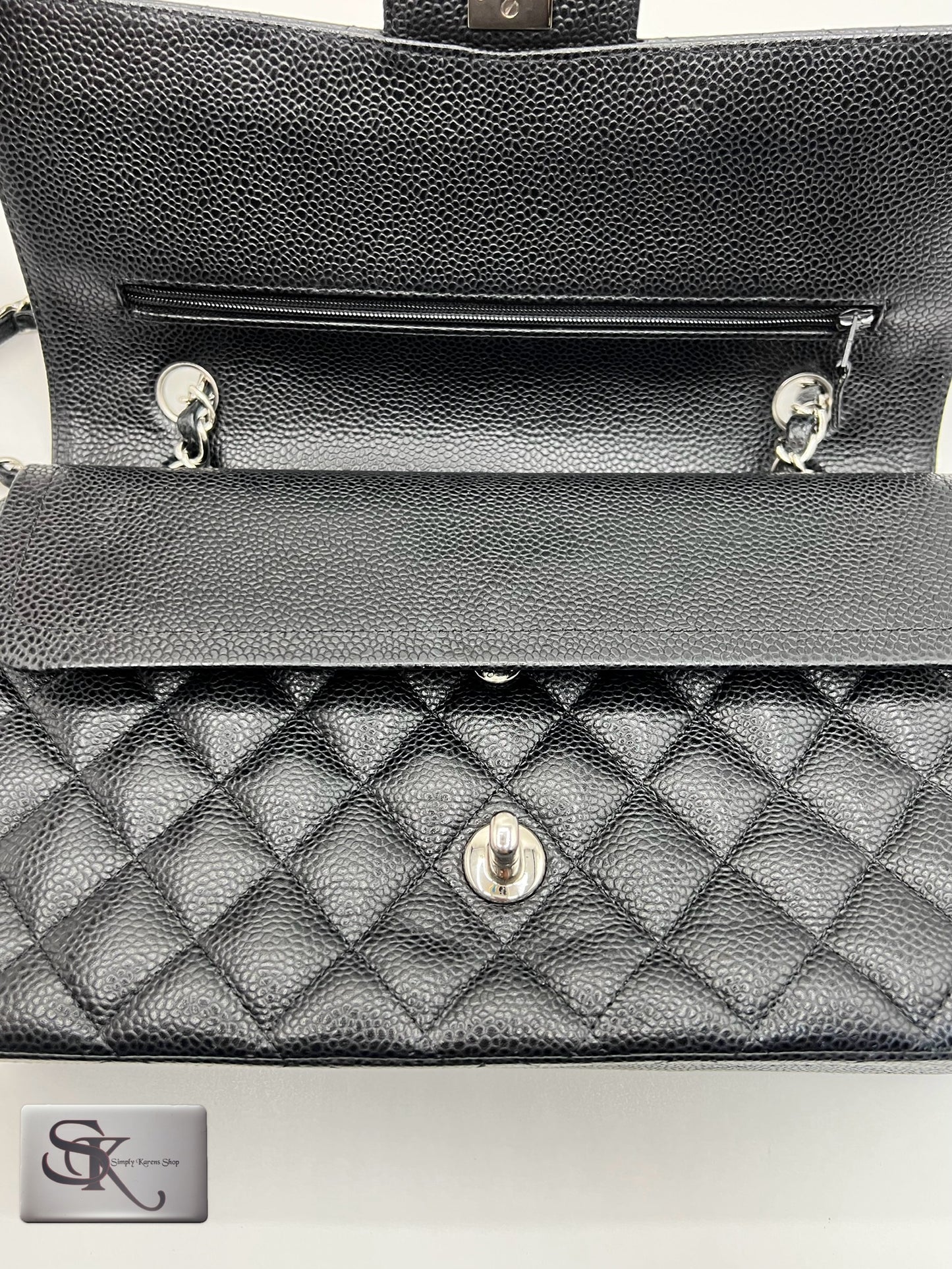 Chanel Caviar Double Flap 25