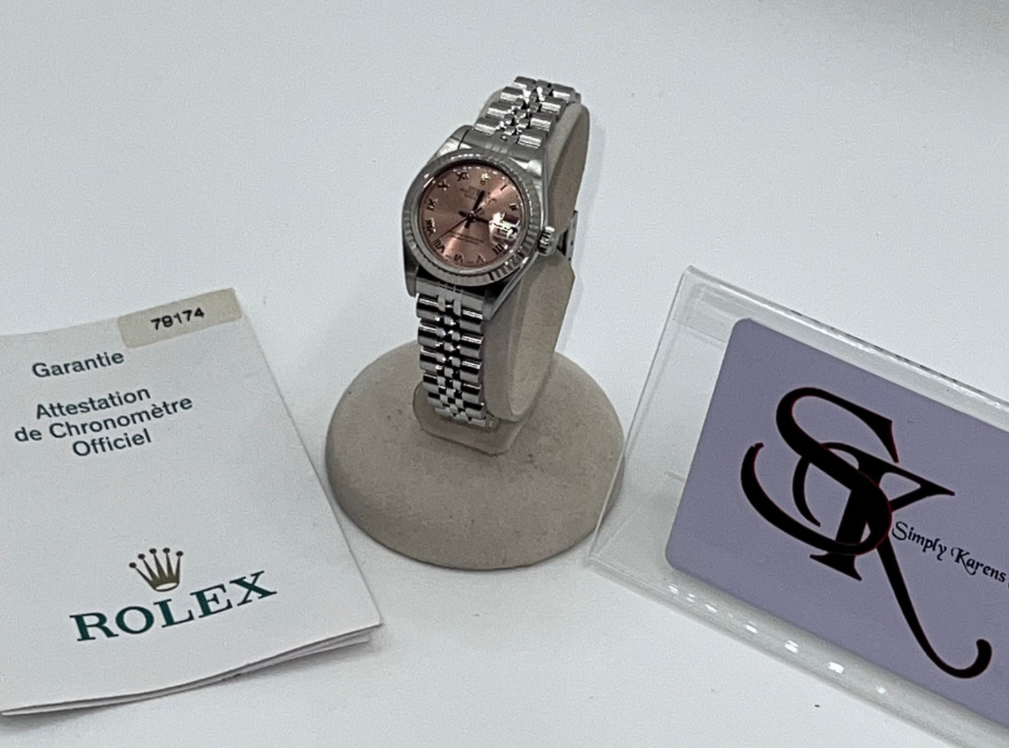 Rolex Date just Automatic 26mm SS/WG Year 2003 17cm