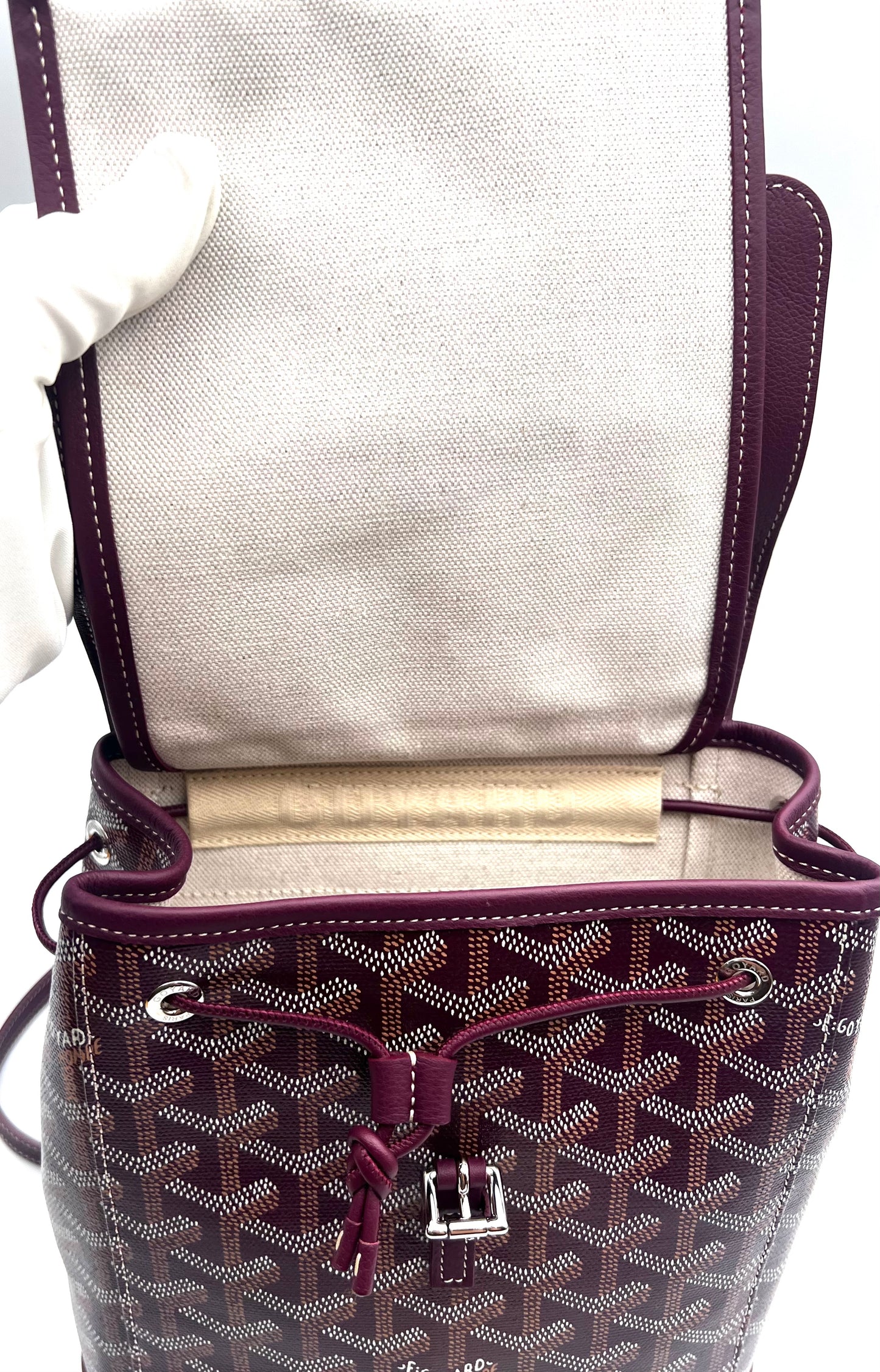 Goyard Alpin Mini Burgundy Back Pack (🇵🇭P206,400)