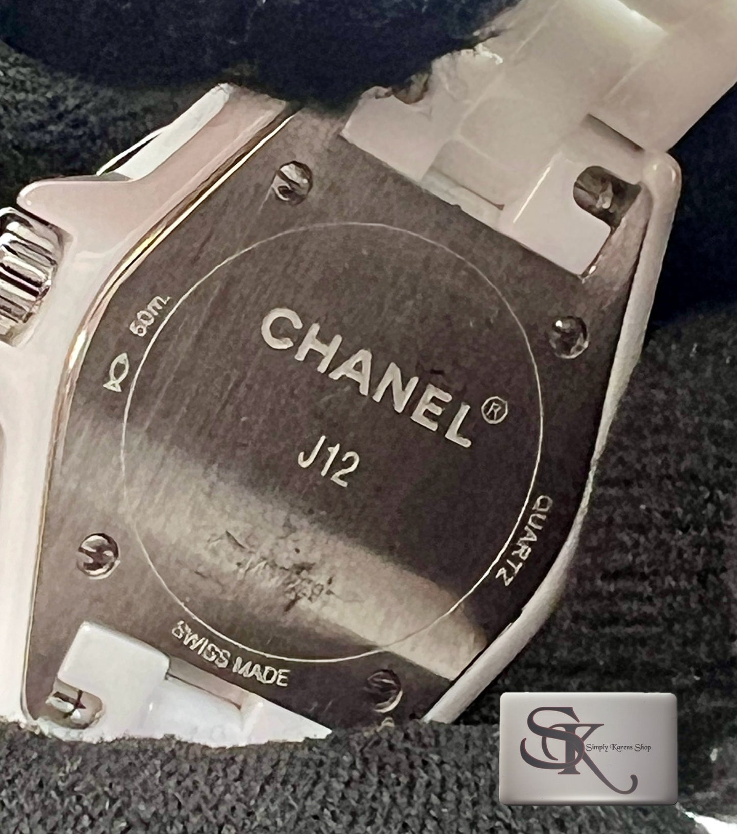 Chanel J12 w/8pcs Dia /shell dial/ Ceramic Strap 29mm