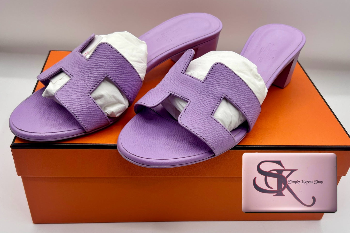 HERMES OASIS LILAC S 36 1/2