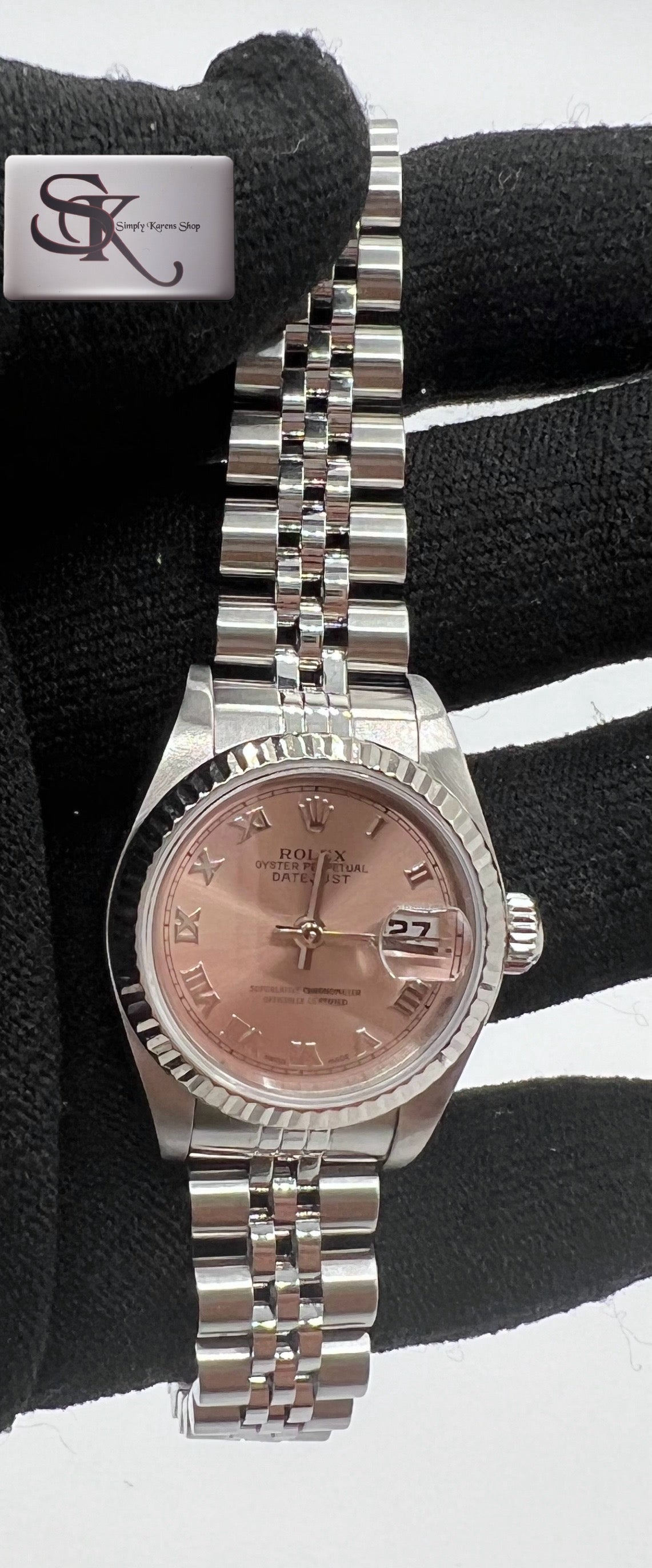 Rolex Date just Automatic 26mm SS/WG Year 2003 17cm