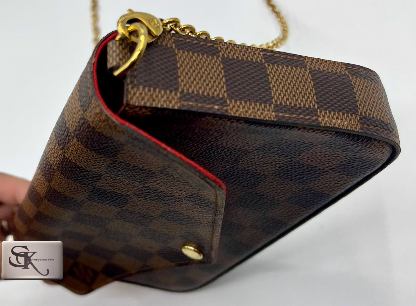 Lv Damier Ebene Felicie Pochette