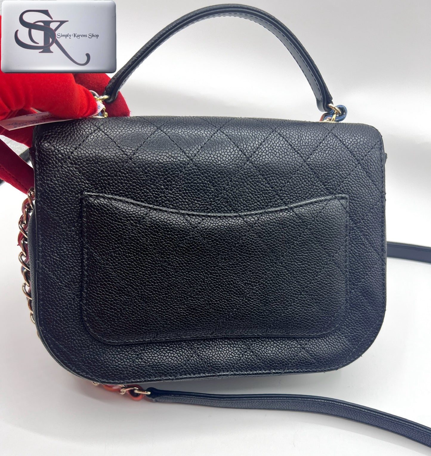 Chanel Cuba Half Coco Caviar shoulder bag