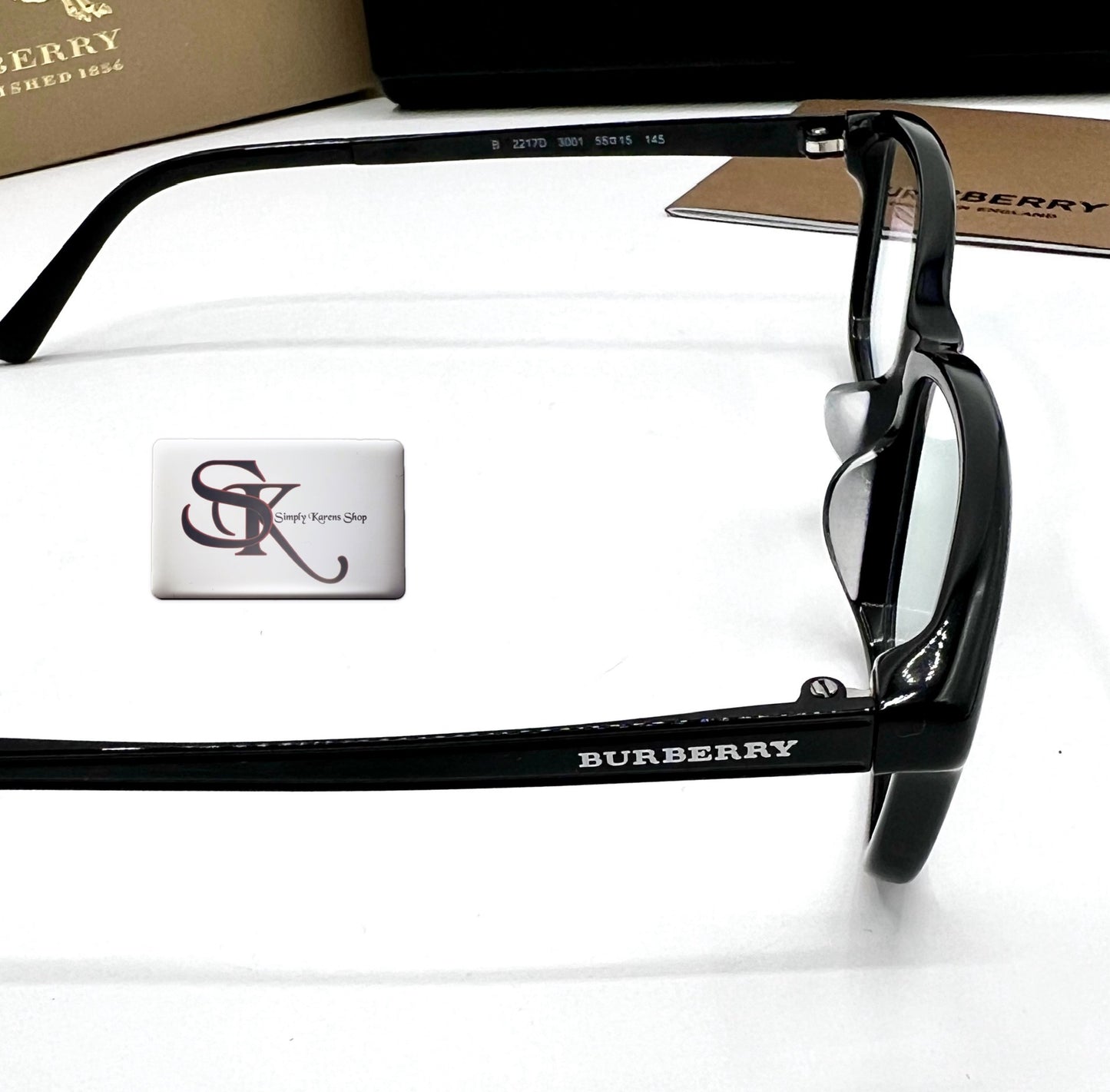 Burberry B2217 Optical Glass L Size 55-15-145