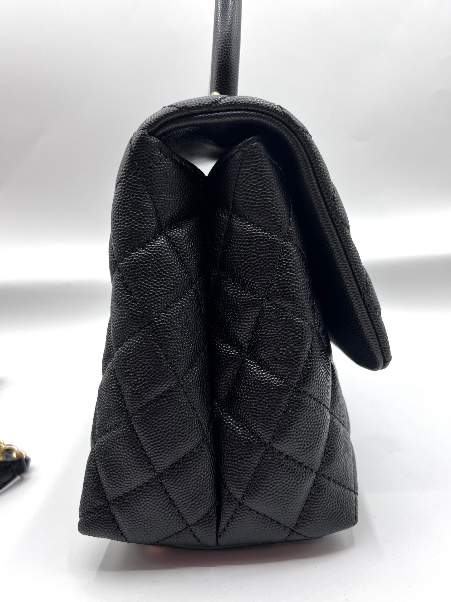 Chanel Top Handle Caviar MM size