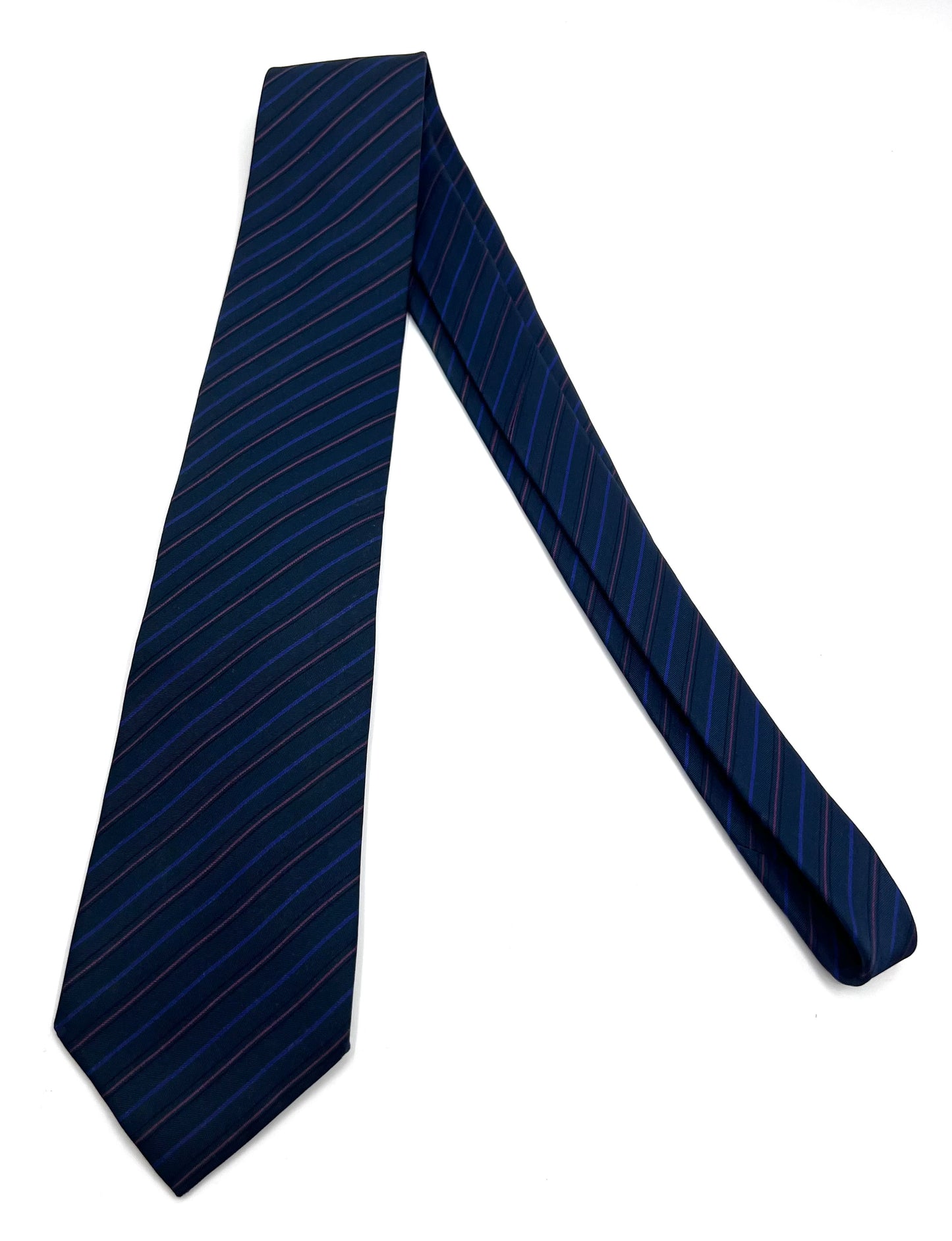 Yves Saint Laurent Stipes Motif Slim Silk Necktie (🇵🇭P3,010)