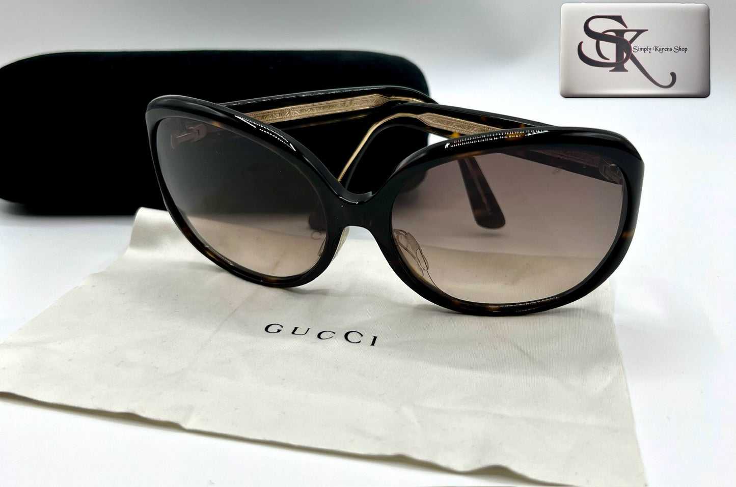 Gucci GG0080SK Oversize Sunglass Size Small to Medium 61-17-130