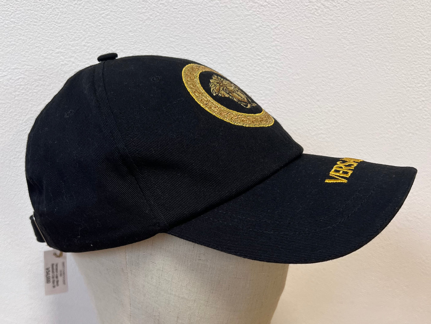 Versace Logo Black Baseball Cap Size 59  (🇵🇭P14,620)