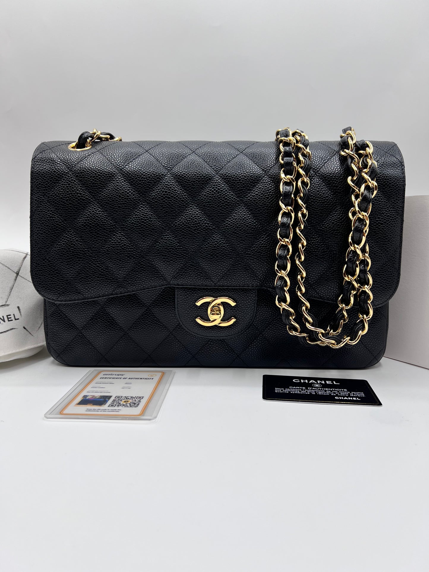 Chanel Caviar Jumbo Double Flap
