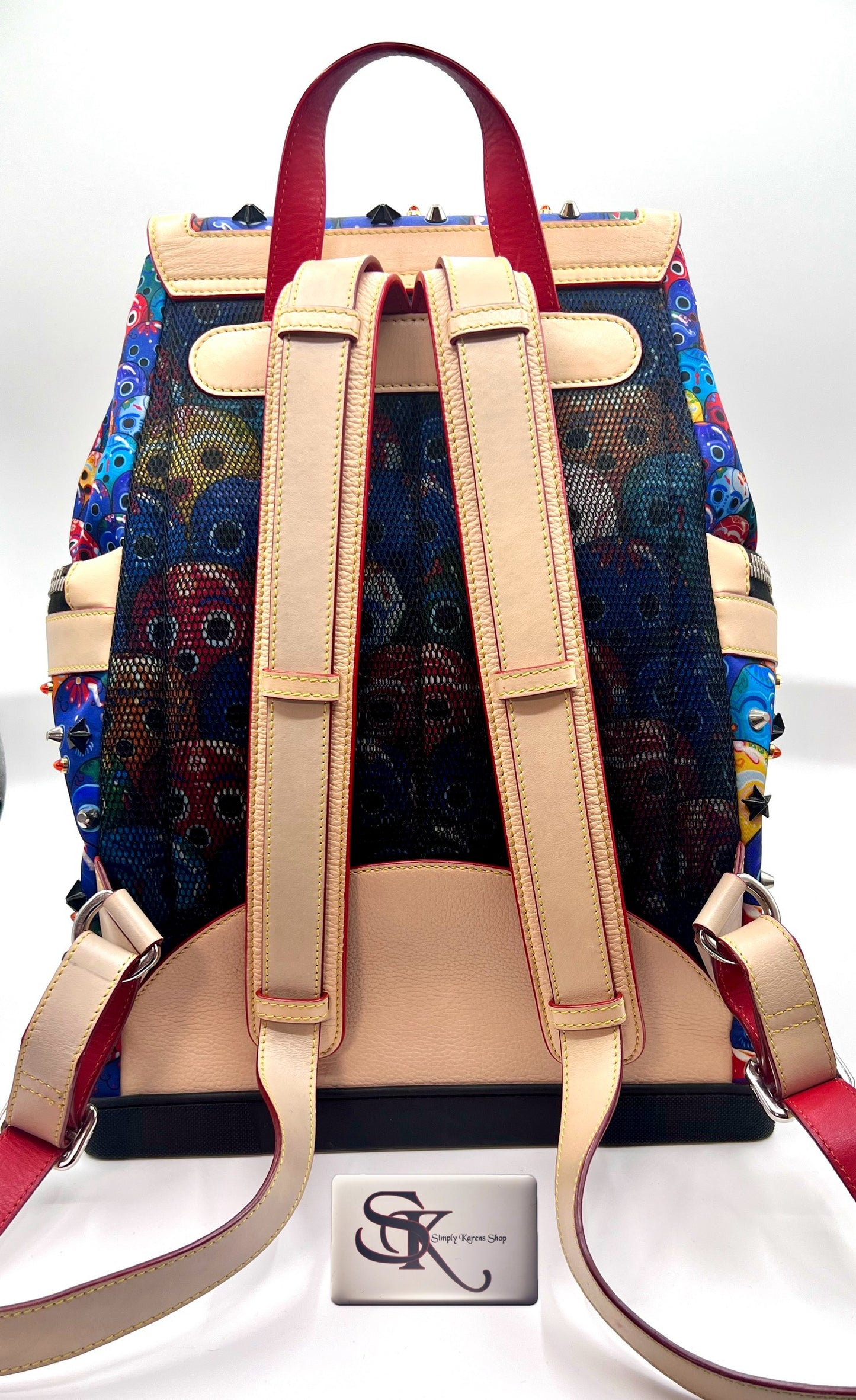 Christian Louboutin Explorer Punk Back Pack Octopus Motif