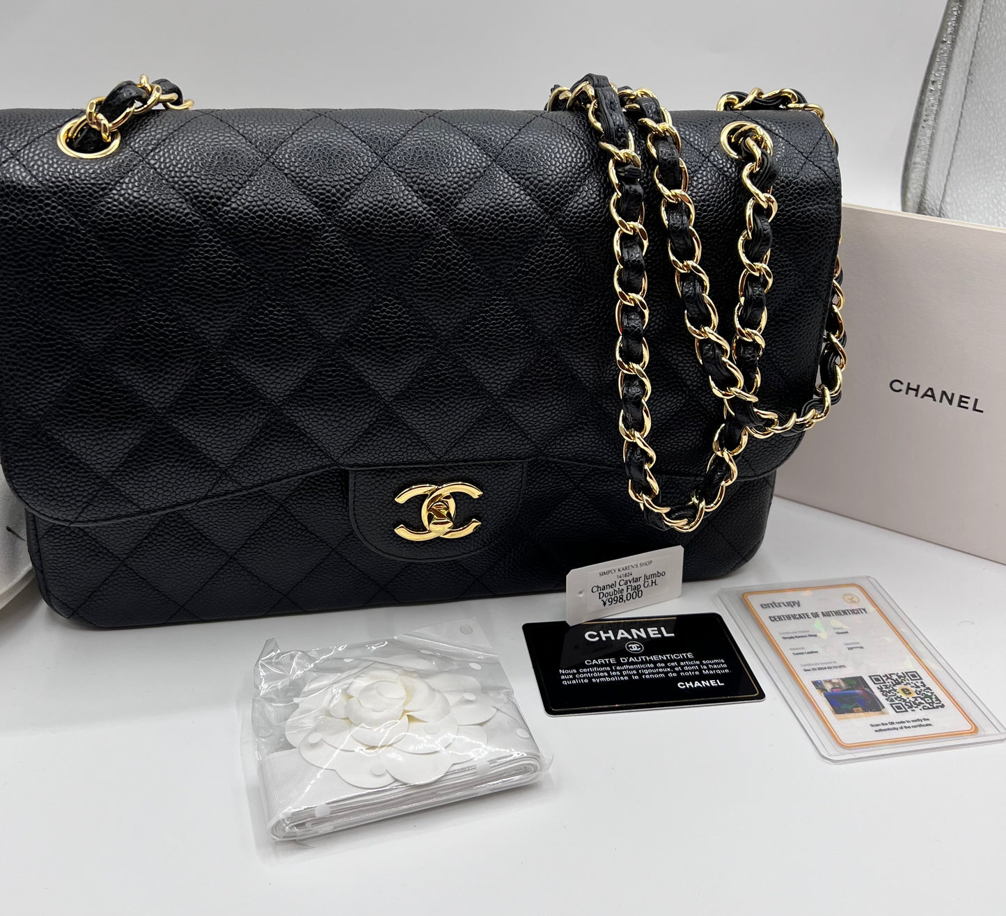 Chanel Caviar Jumbo Double Flap