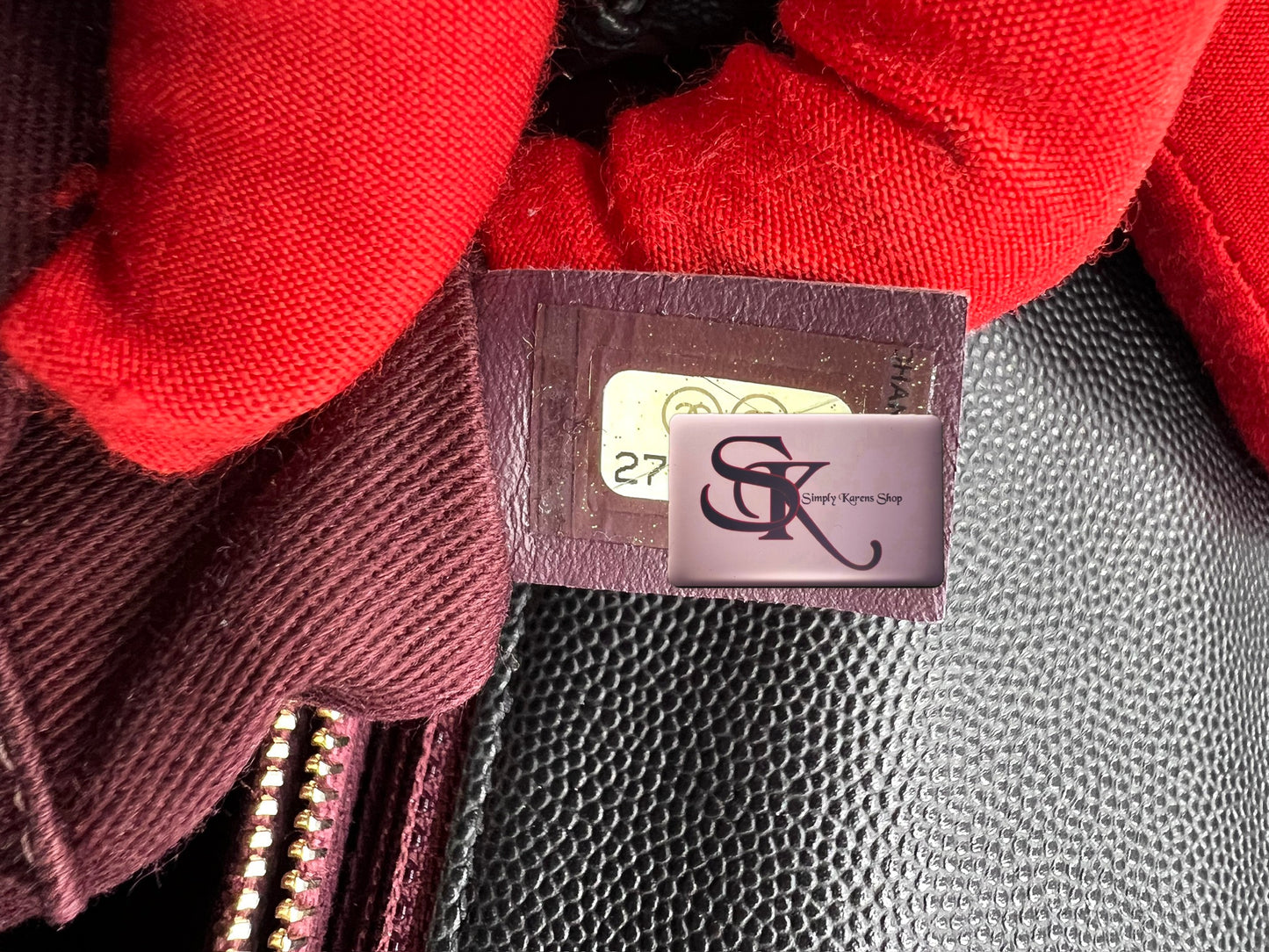 Chanel Top Handle Caviar MM size