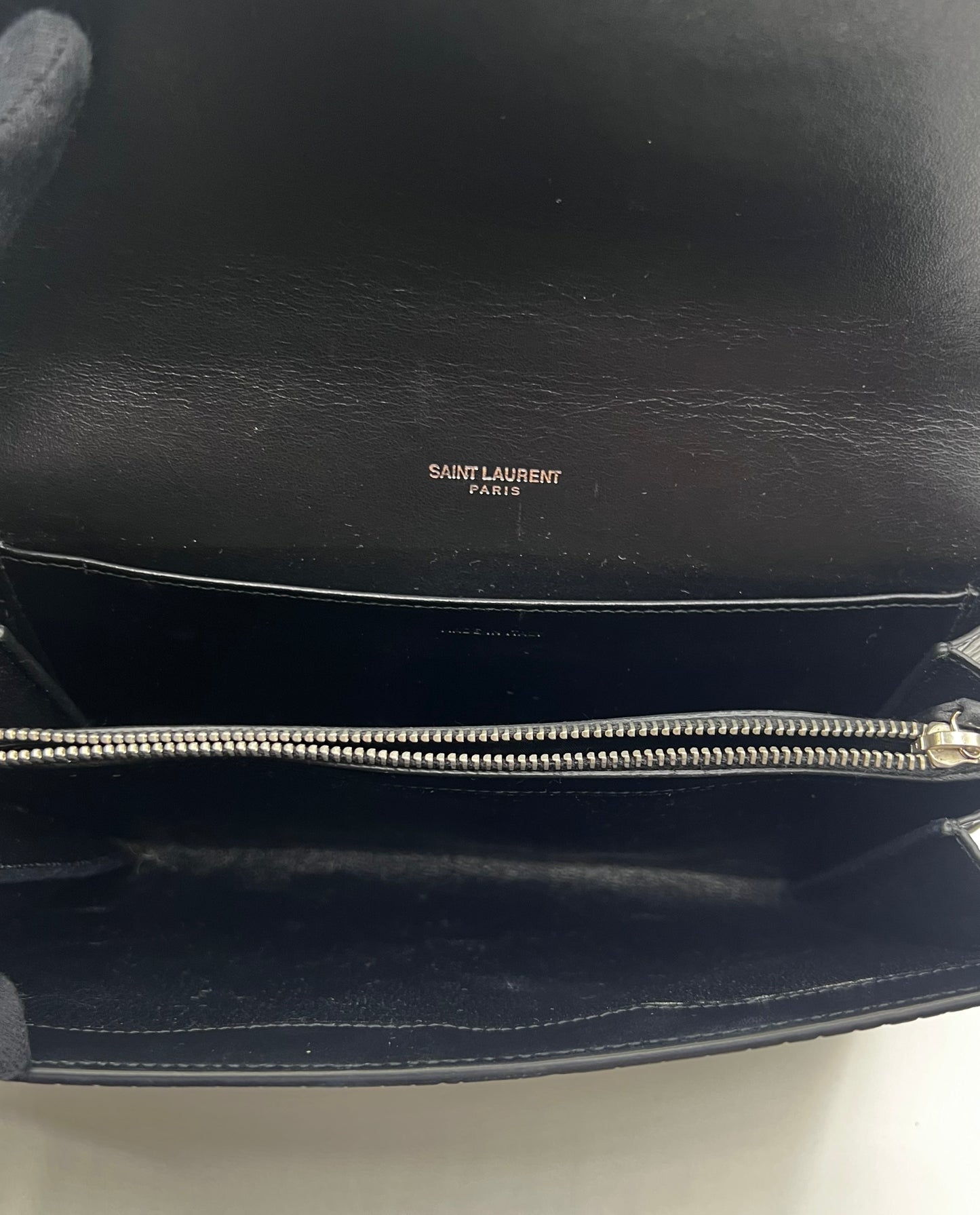 Yves Saint Laurent Black Embossed Uptown Crossbody Bag  (🇵🇭P63,640)