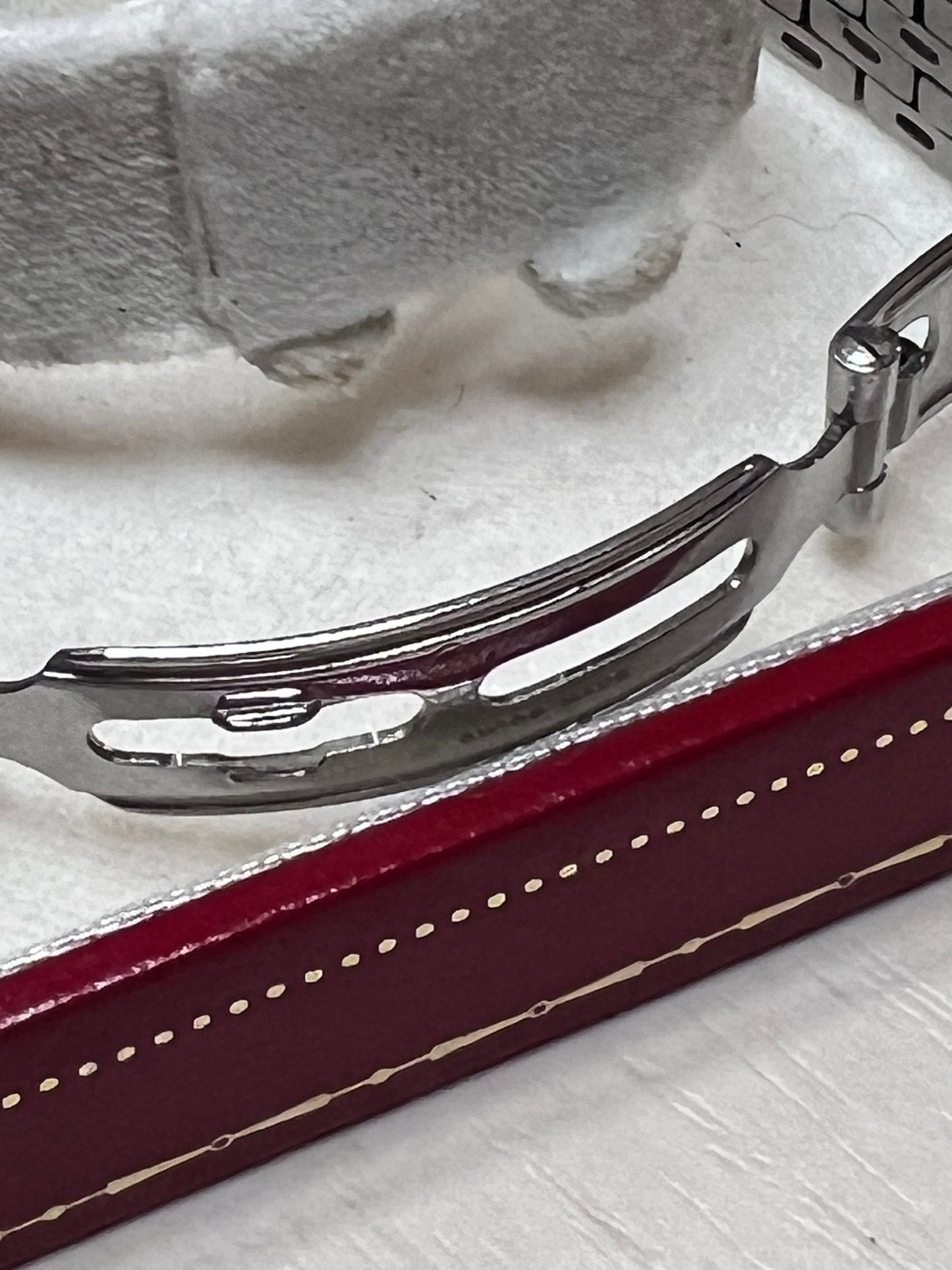 Cartier Panthere SM SS watch w/ after Diamond Qz Size 13.5cm