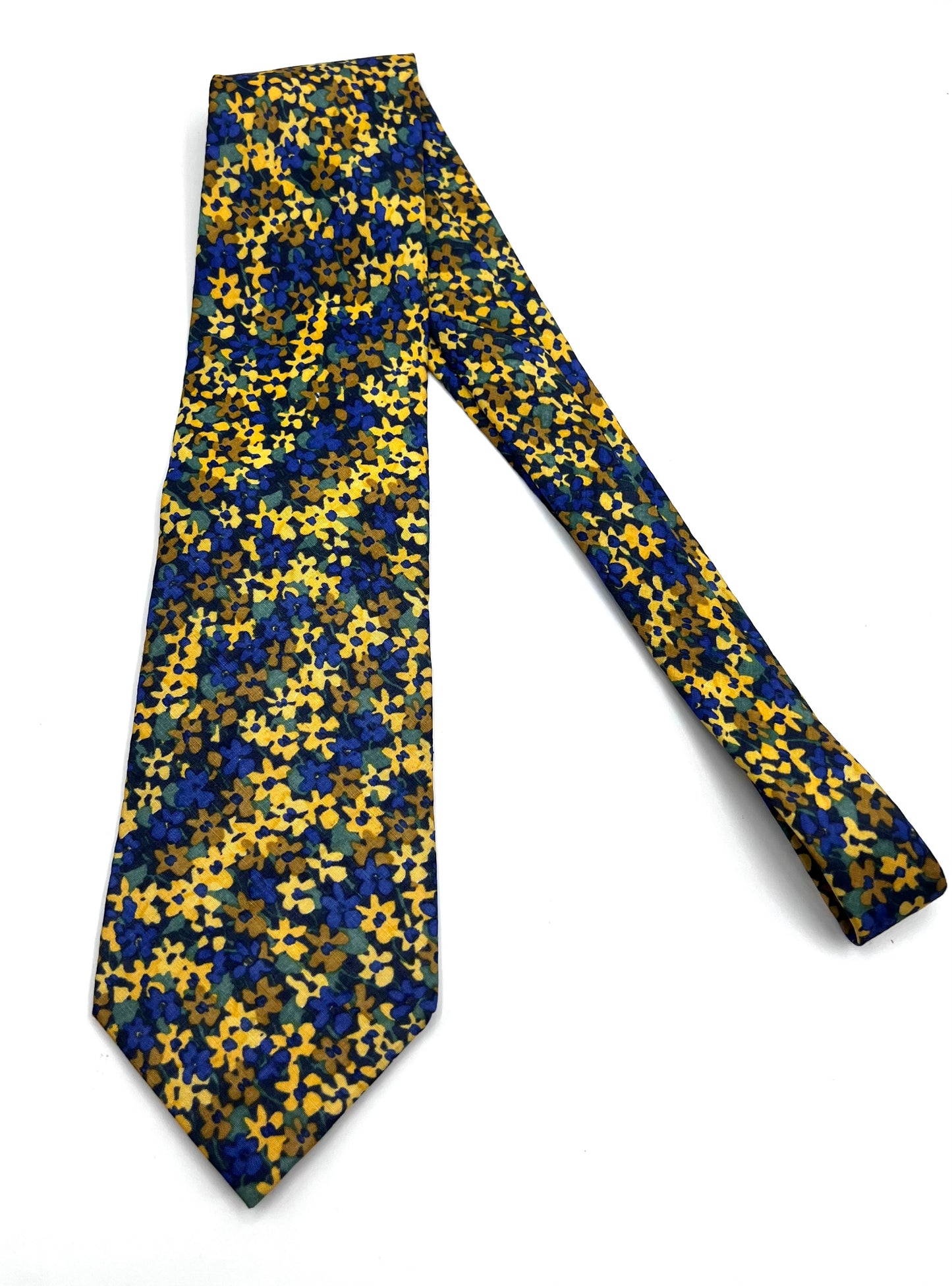Yves Saint Laurent Flower Motif Silk Necktie (🇵🇭P2,580)