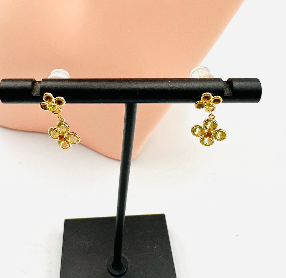 K18 Citrine/Peridot drop earings  (🇵🇭P17,160)