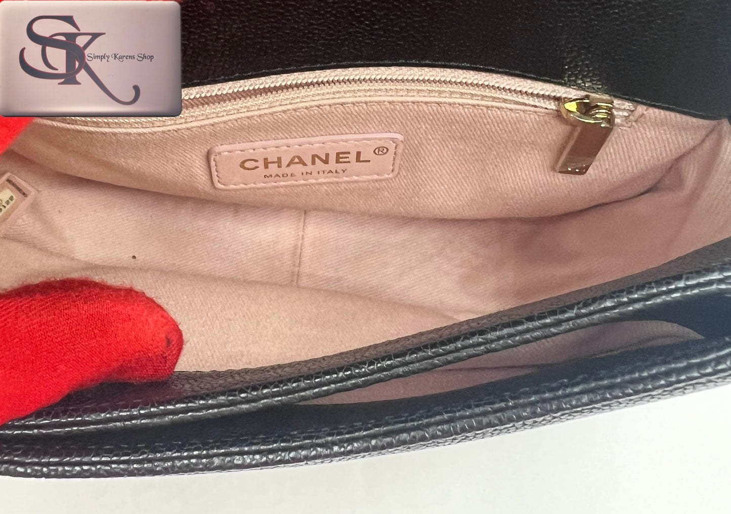 Chanel Cuba Half Coco Caviar shoulder bag