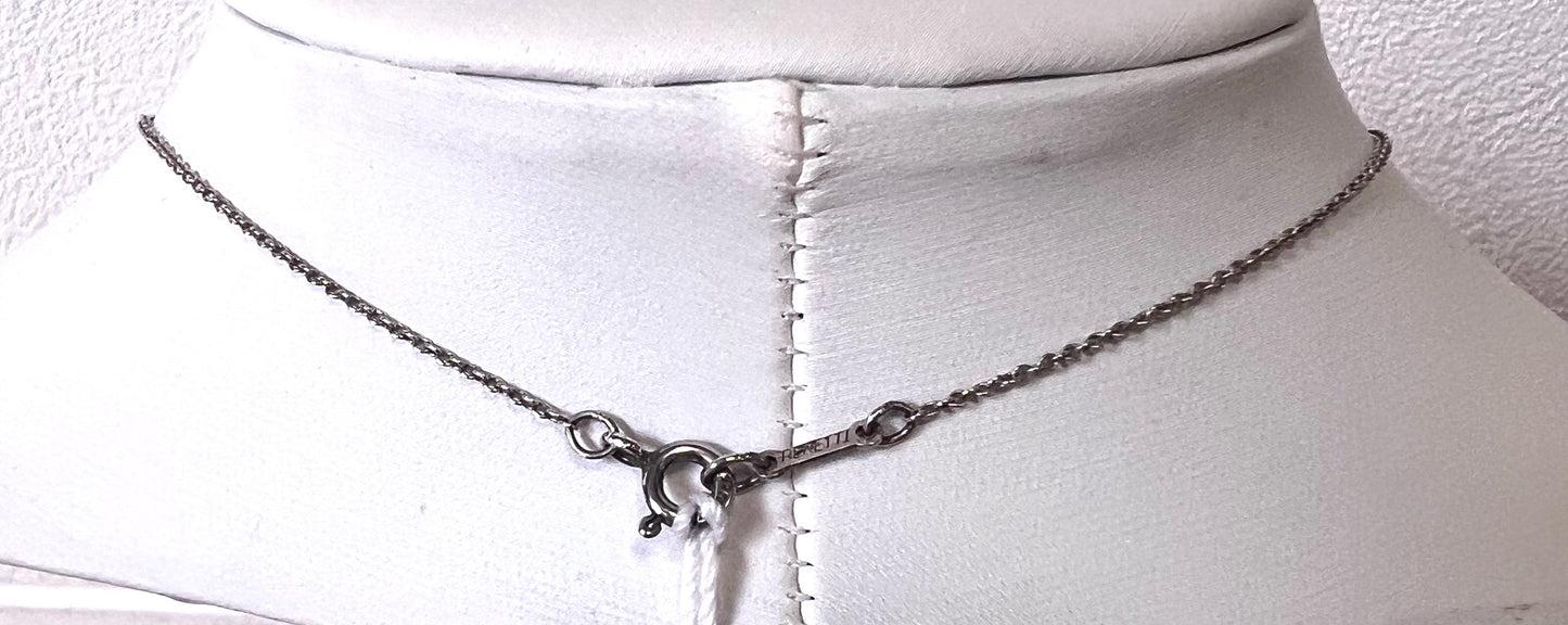 Tiffany & Co Cross pendant Necklace Sv 925 42cm          (🇵🇭P6,020)
