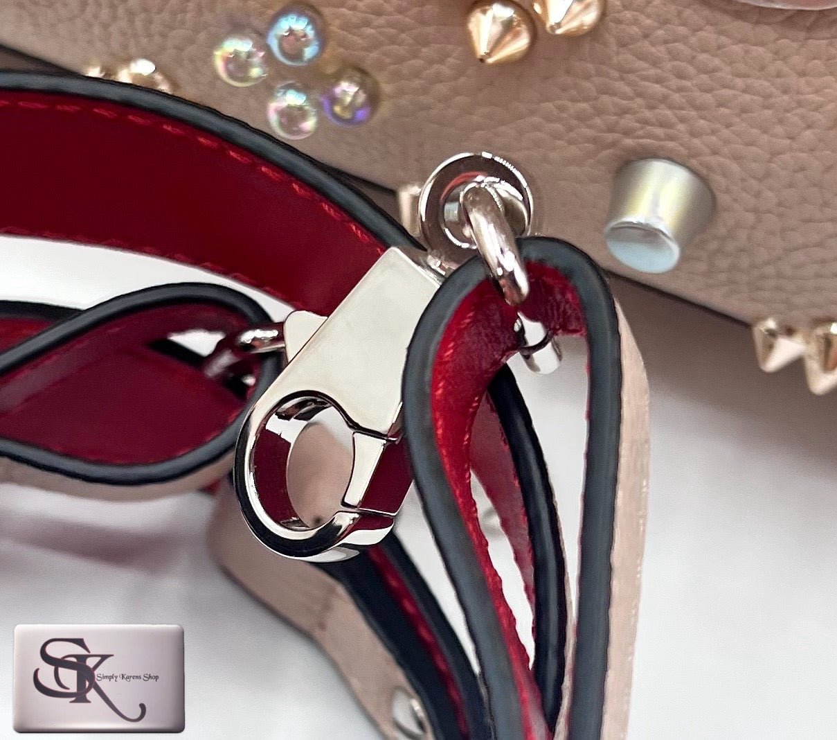 Christian Louboutin Paloma Top Handle in Loubinthesky Leather