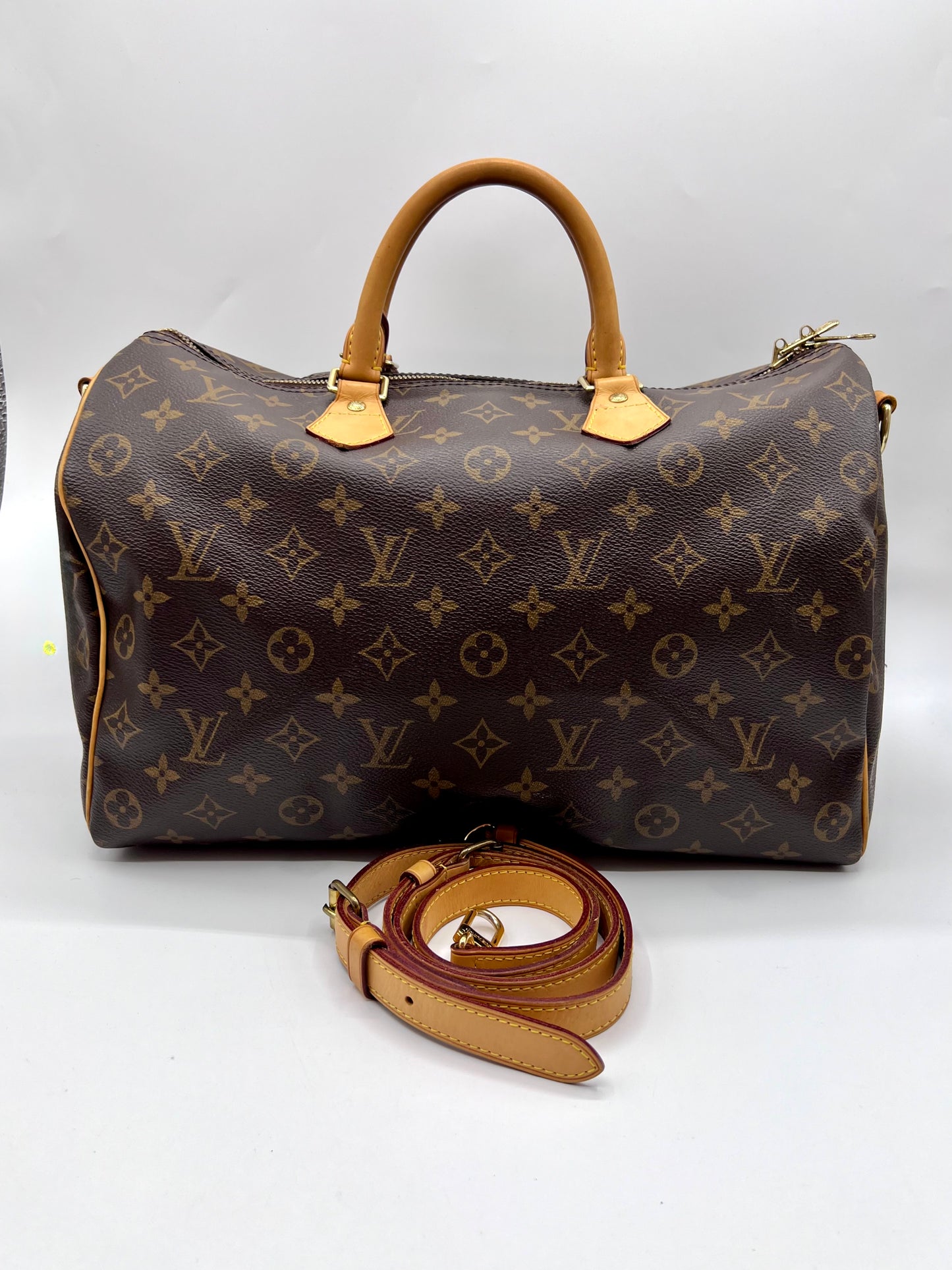 Lv Speedy Monogram Bandou 35
