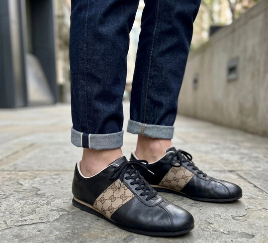 Gucci Semi Formal  Mens Leather Shoes S 40 1/2          (🇵🇭P12,040)