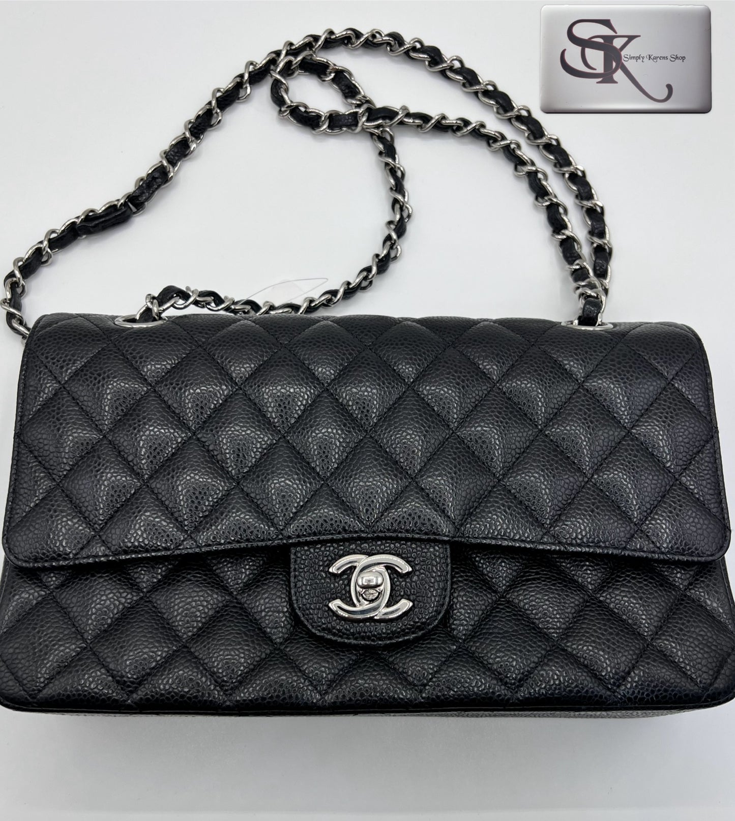 Chanel Caviar Double Flap 25