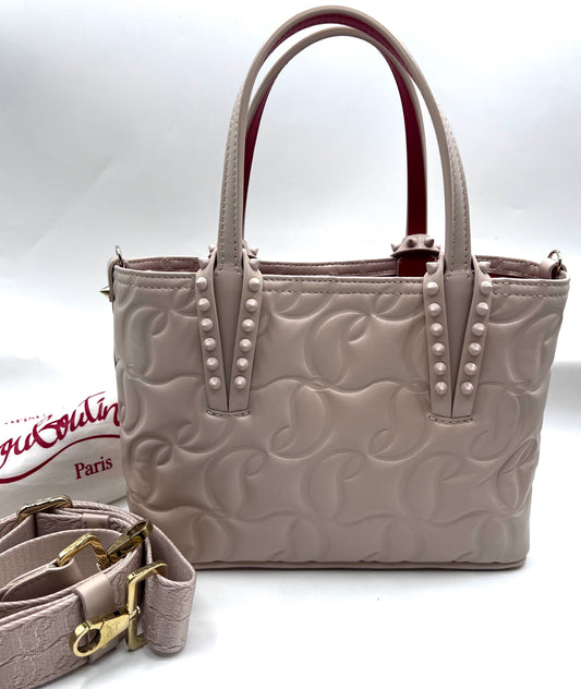 Christian Louboutin Small Cabata Embossed CL Nappa Leather Tote 2 way                 (🇵🇭P67,940)