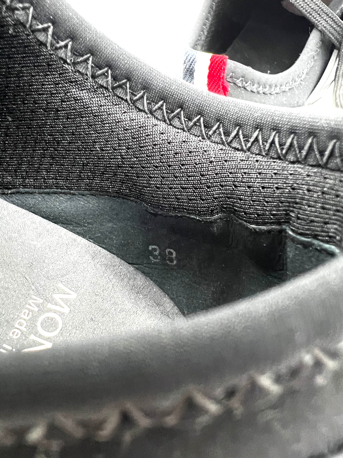 Moncler Meline Scarpa Black Ladies Sneakers Size 38 (B.N ¥125,000) (🇵🇭P24,940)