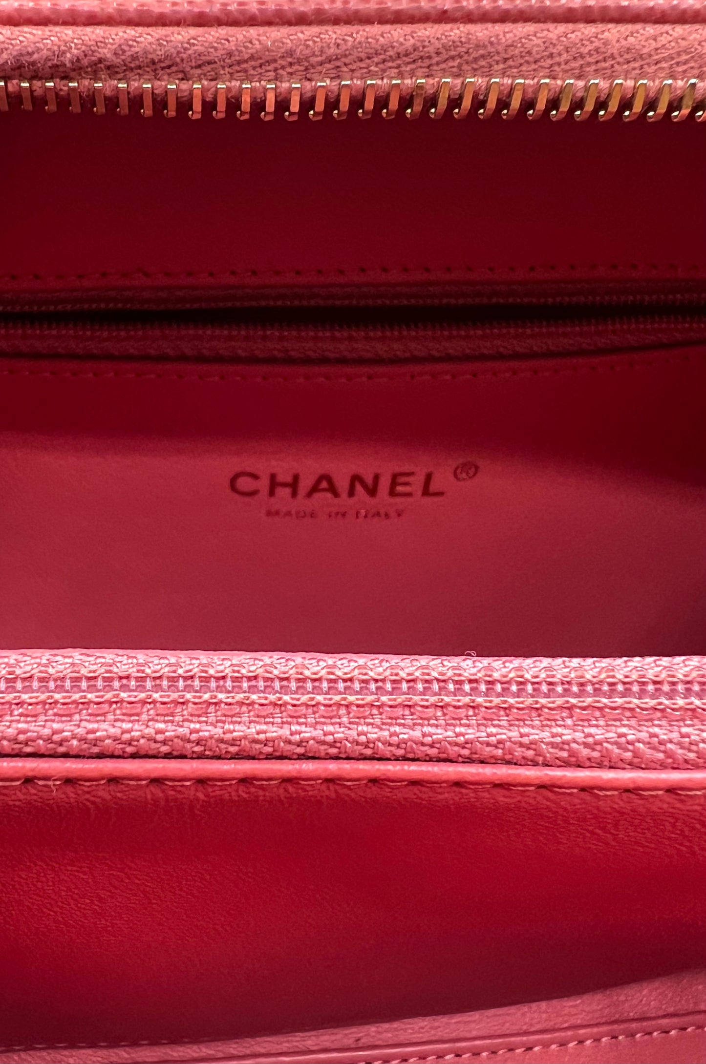 Chanel Caviar Vanity 21cm Rose Gold GHW Series 28        (🇵🇭P180,600)