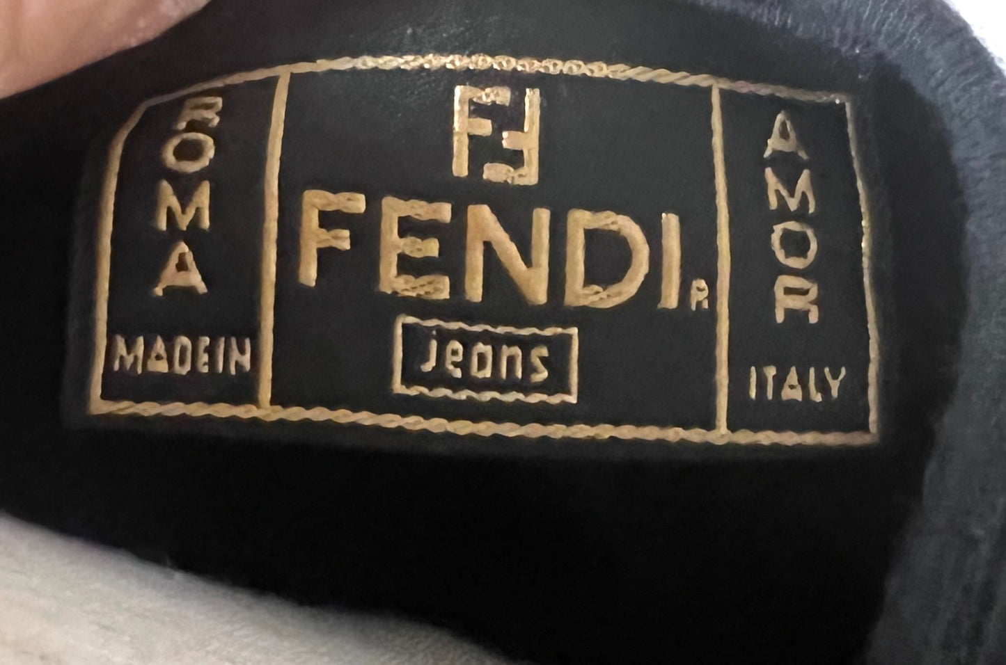 Fendi Vintae Black Stretchable Dress M Size  (🇵🇭P5,160)