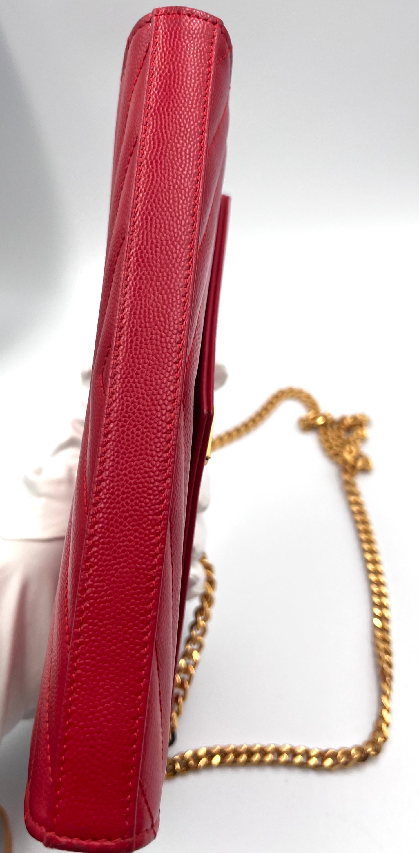Yves Saint Laurent Cassandre Wallet On Chain Mm Size       (🇵🇭P63,640)