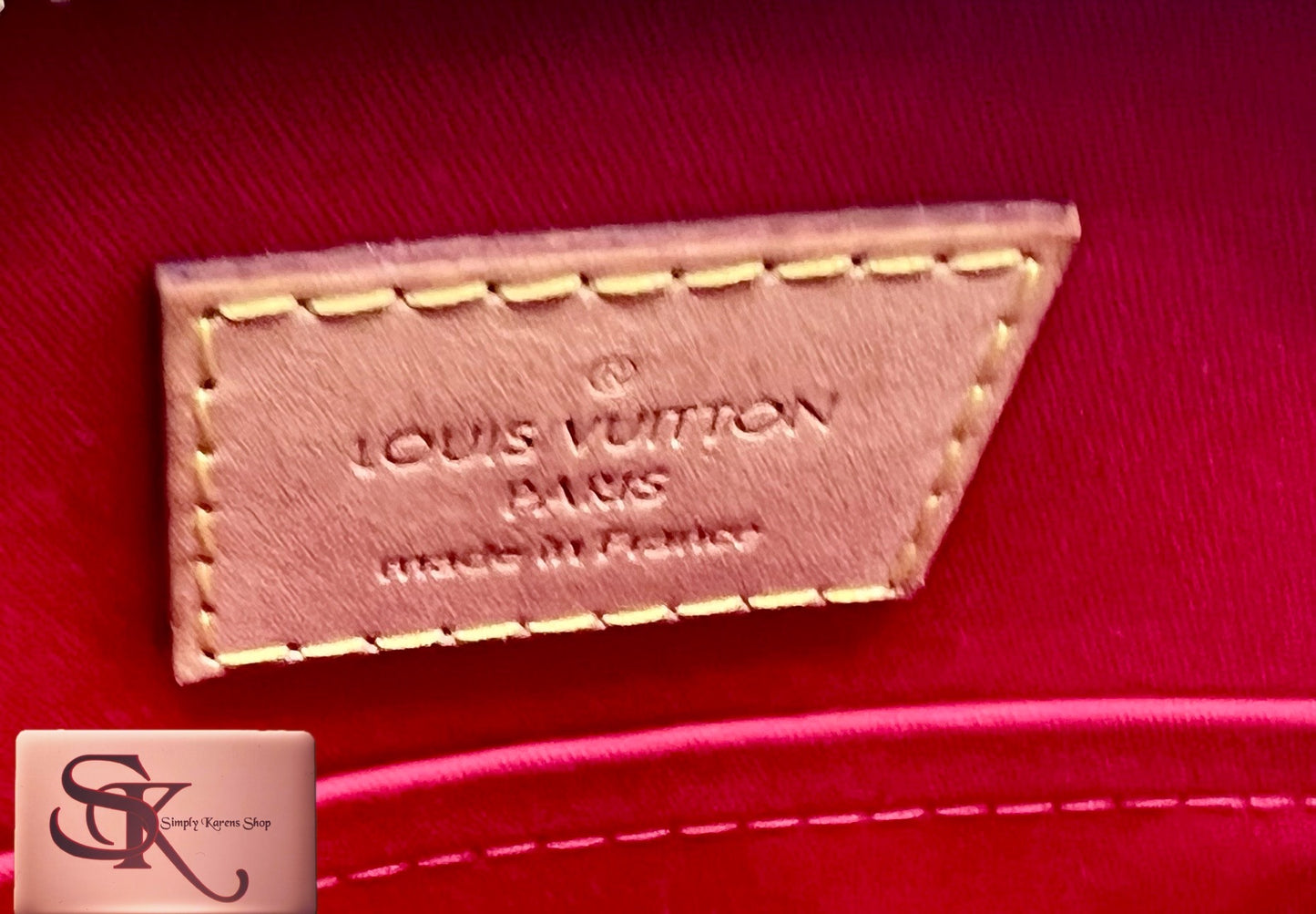 LV RED VERNICE ALMA BB 2 WAY