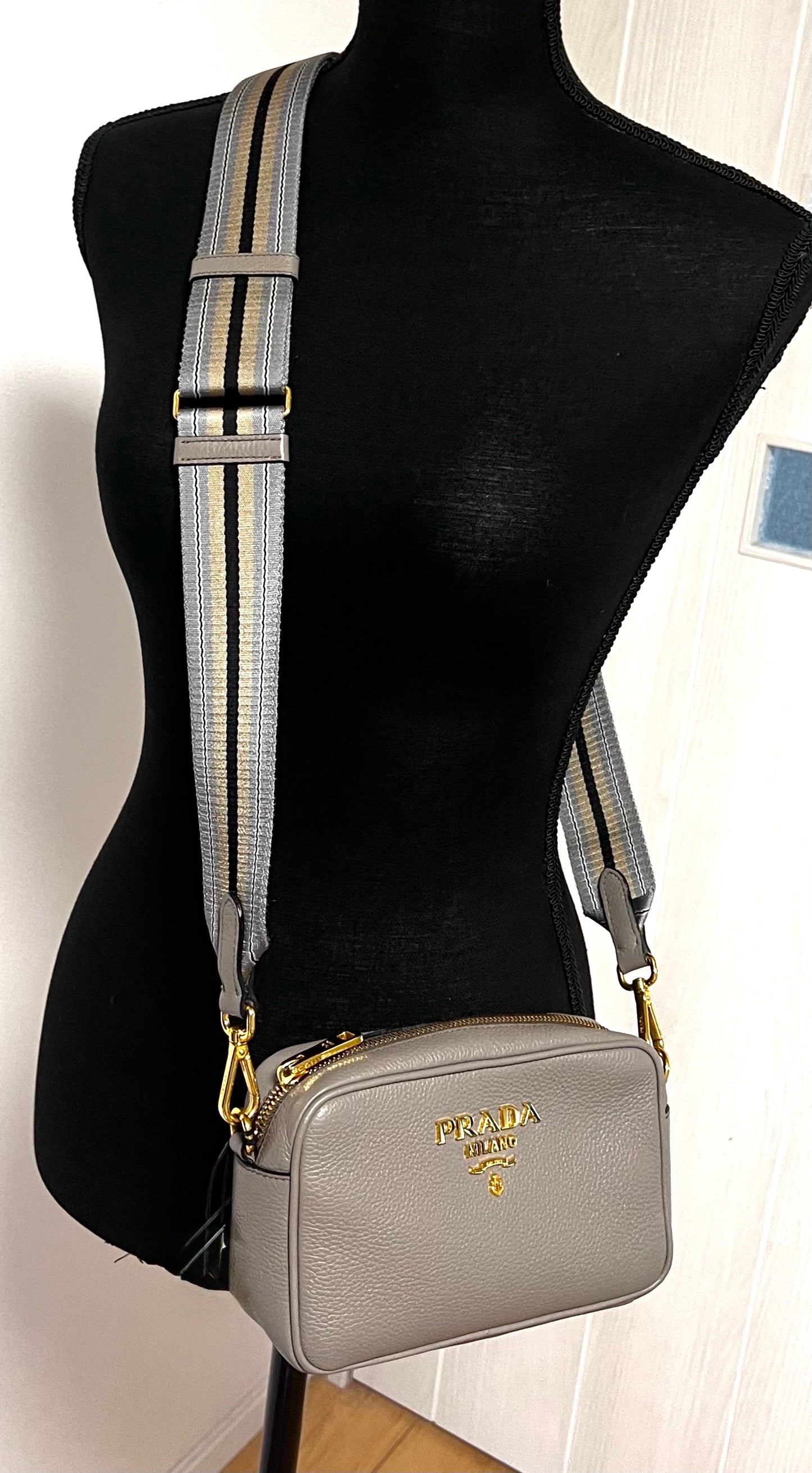 Prada Daino Camera Bag w/ Guitar Strap (🇵🇭P42,570)