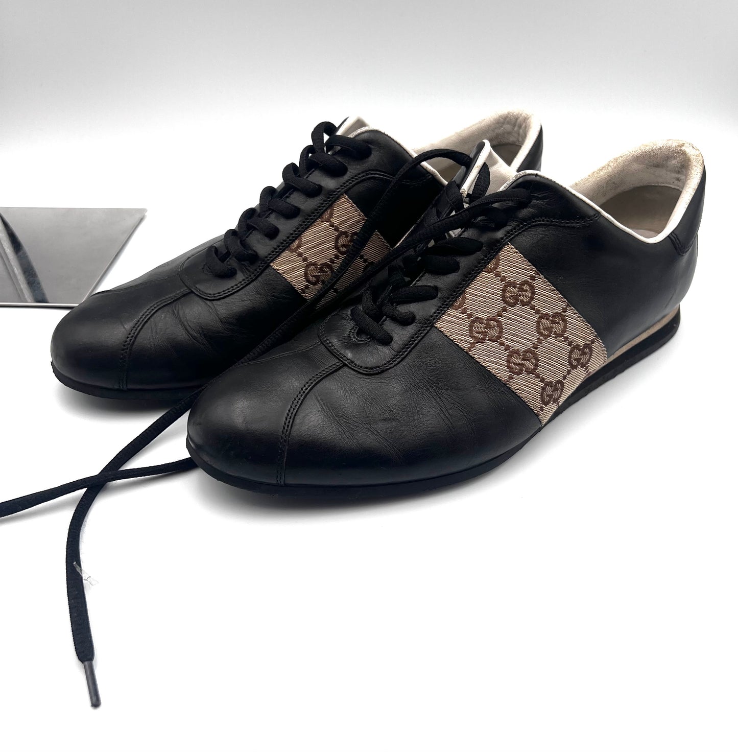 Gucci Semi Formal  Mens Leather Shoes S 40 1/2          (🇵🇭P12,040)