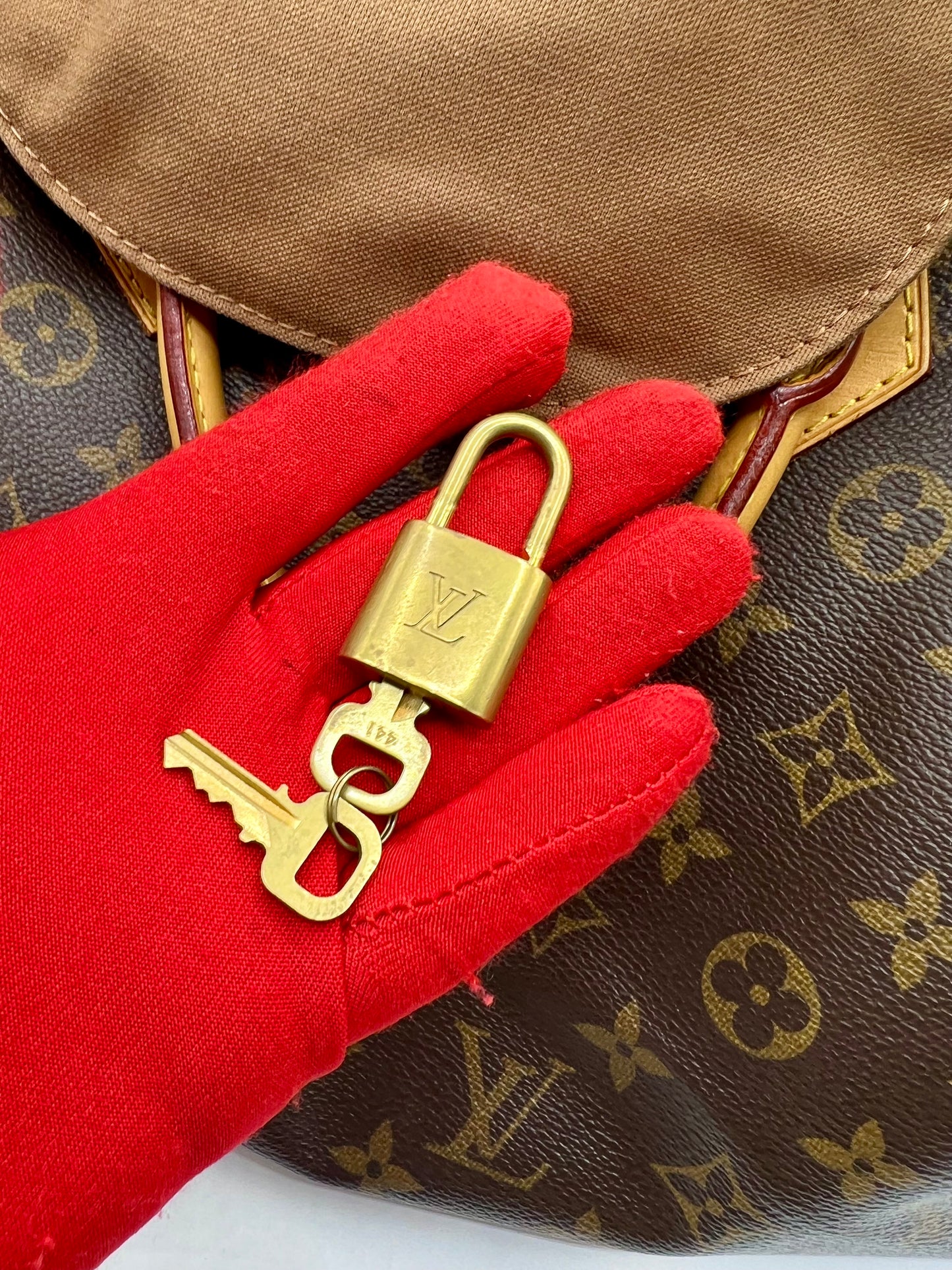 Lv Speedy Monogram Bandou 35